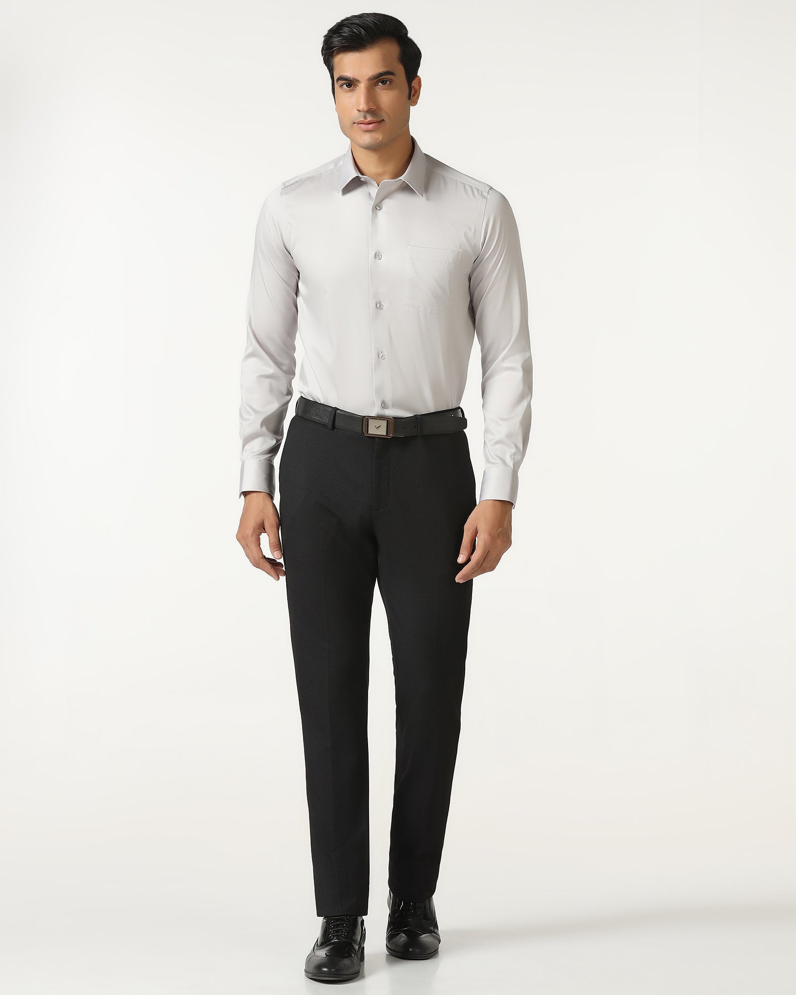 Black Must Haves Textured Trouser - Miggins