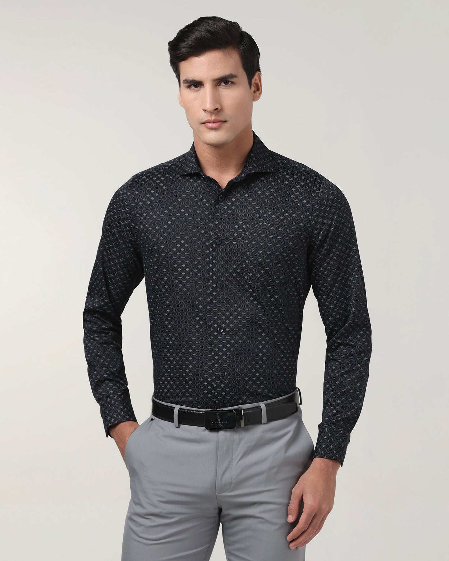 Black Printed Shirt - Cloud