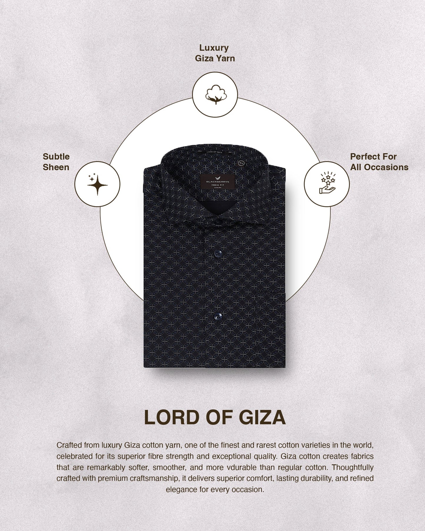 Black Printed Shirt - Cloud