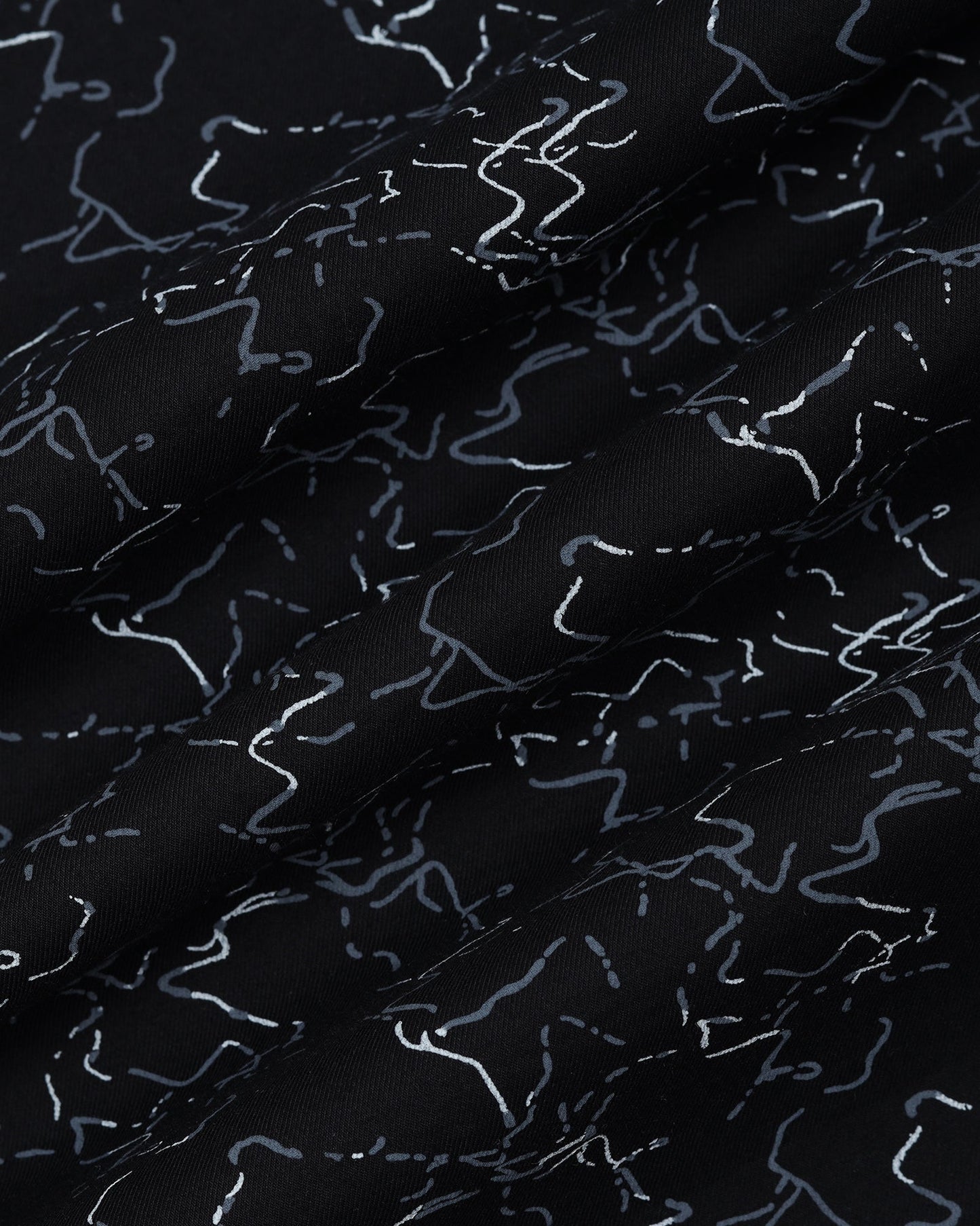 Black Printed Shirt - Hoden