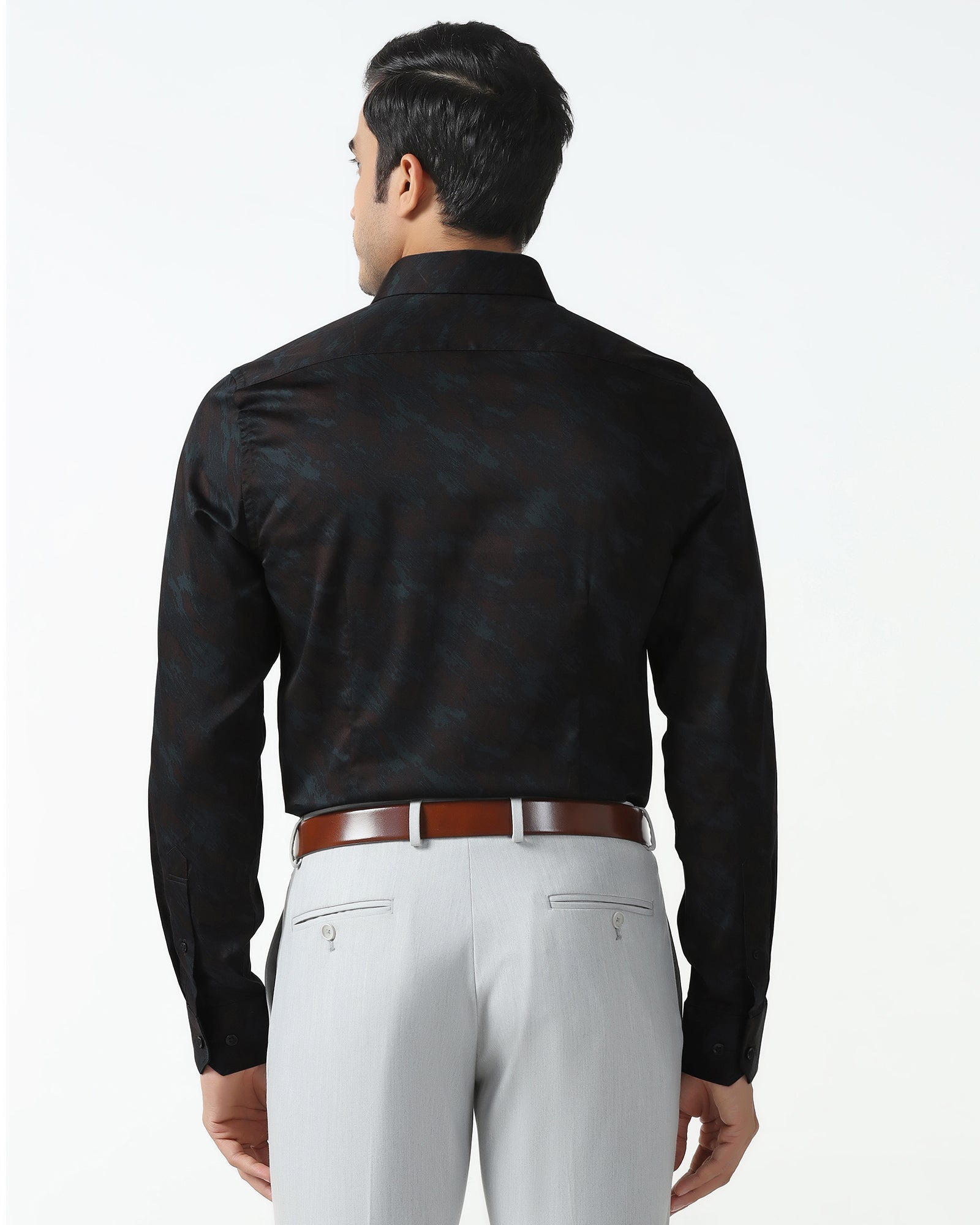 Black Printed Shirt - Ryker