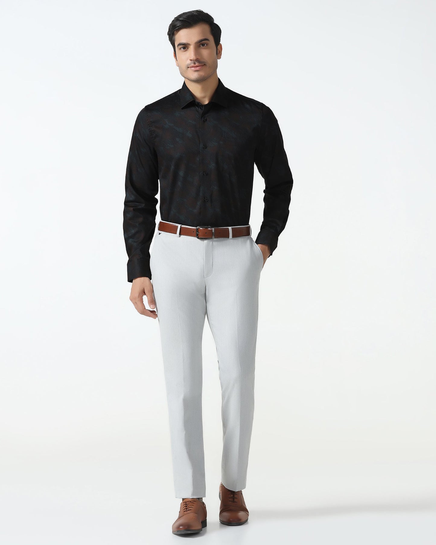 Black Printed Shirt - Ryker