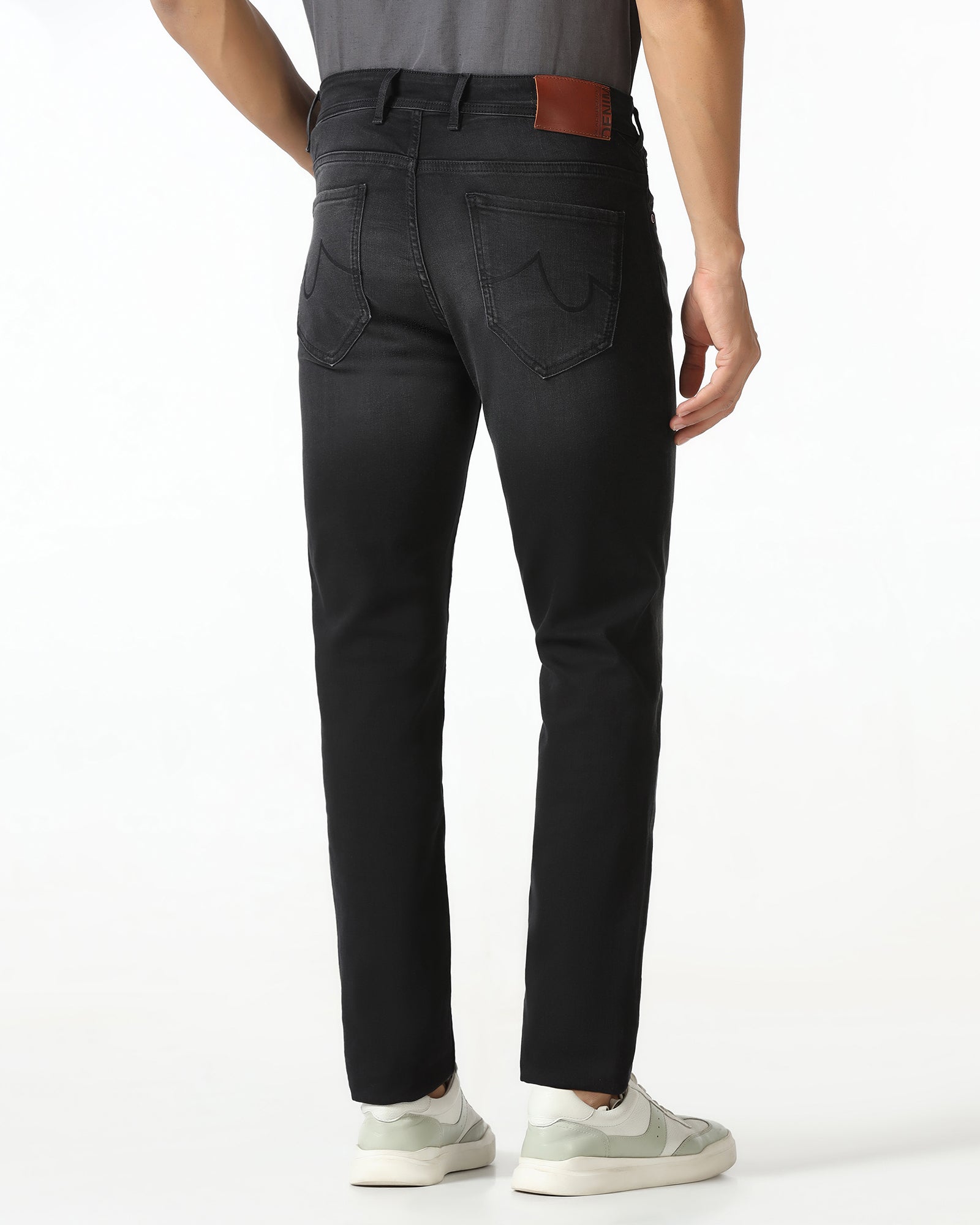 Black Superflex Slim Fit Jeans - Ambros