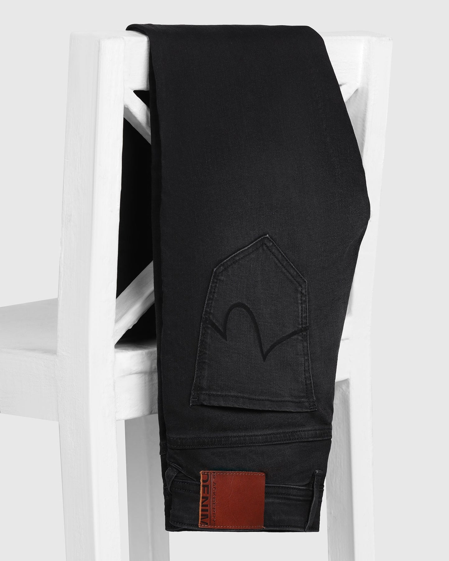 Black Superflex Slim Fit Jeans - Ambros