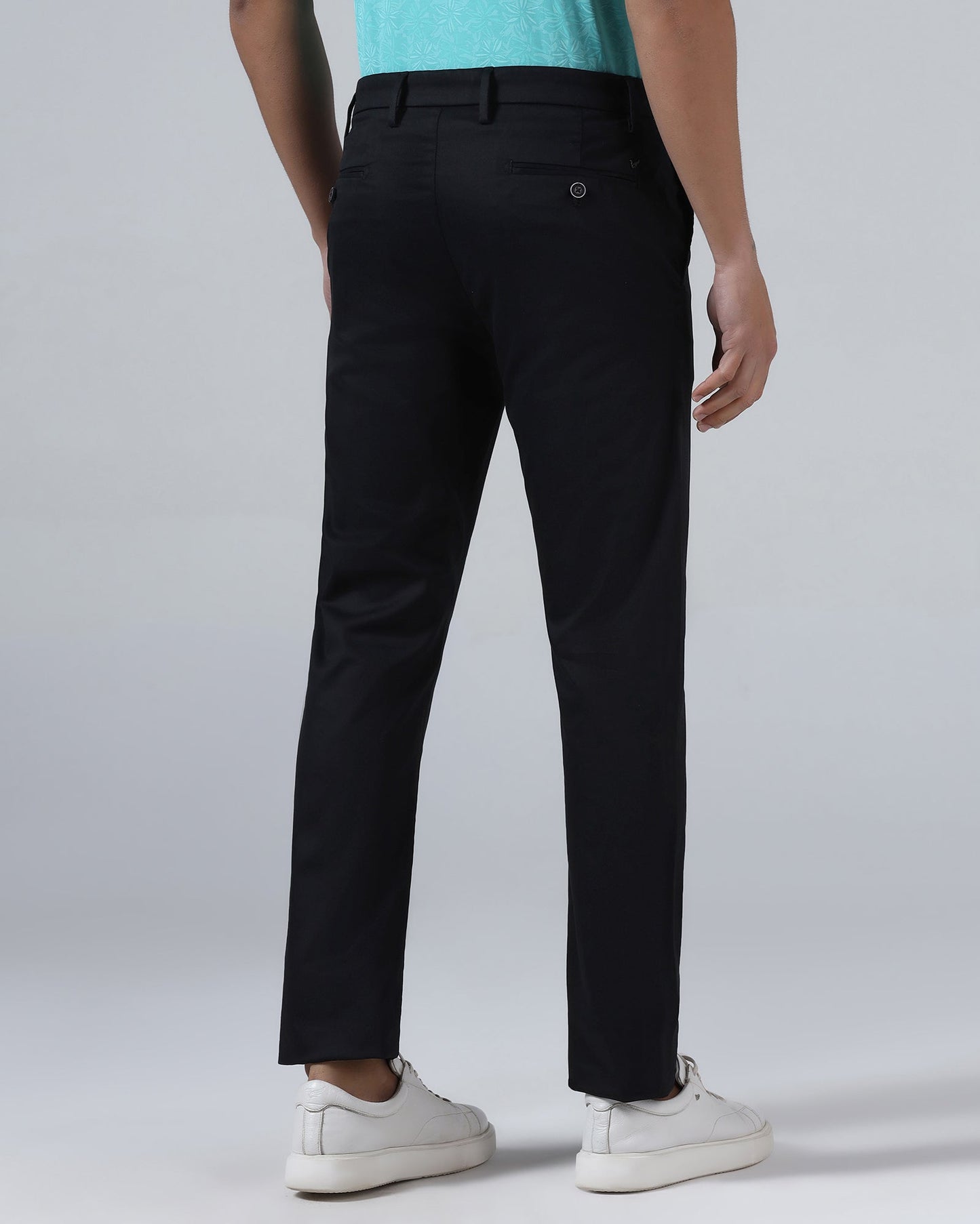 Black Solid Khakis - Elm