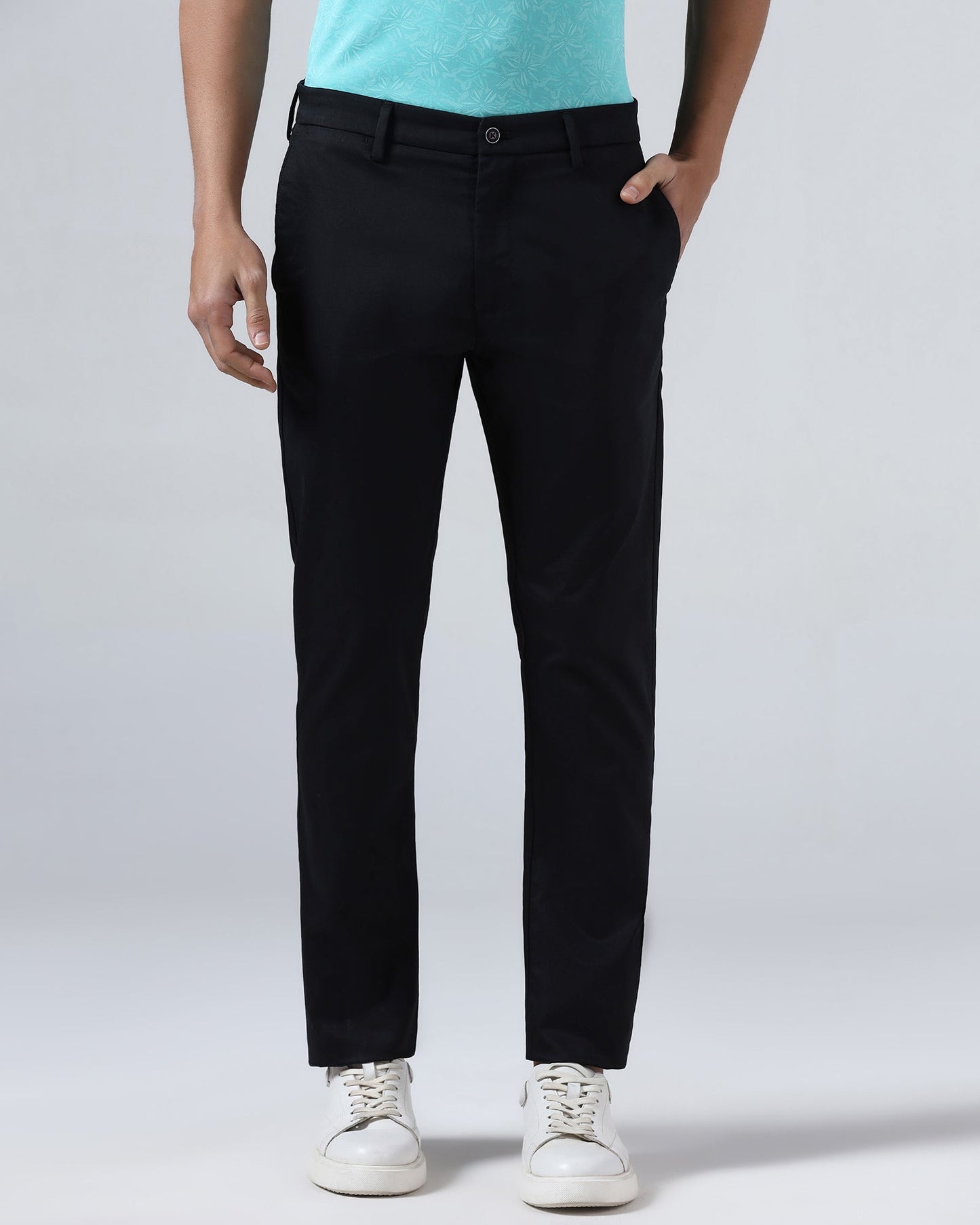 Black Solid Khakis - Elm