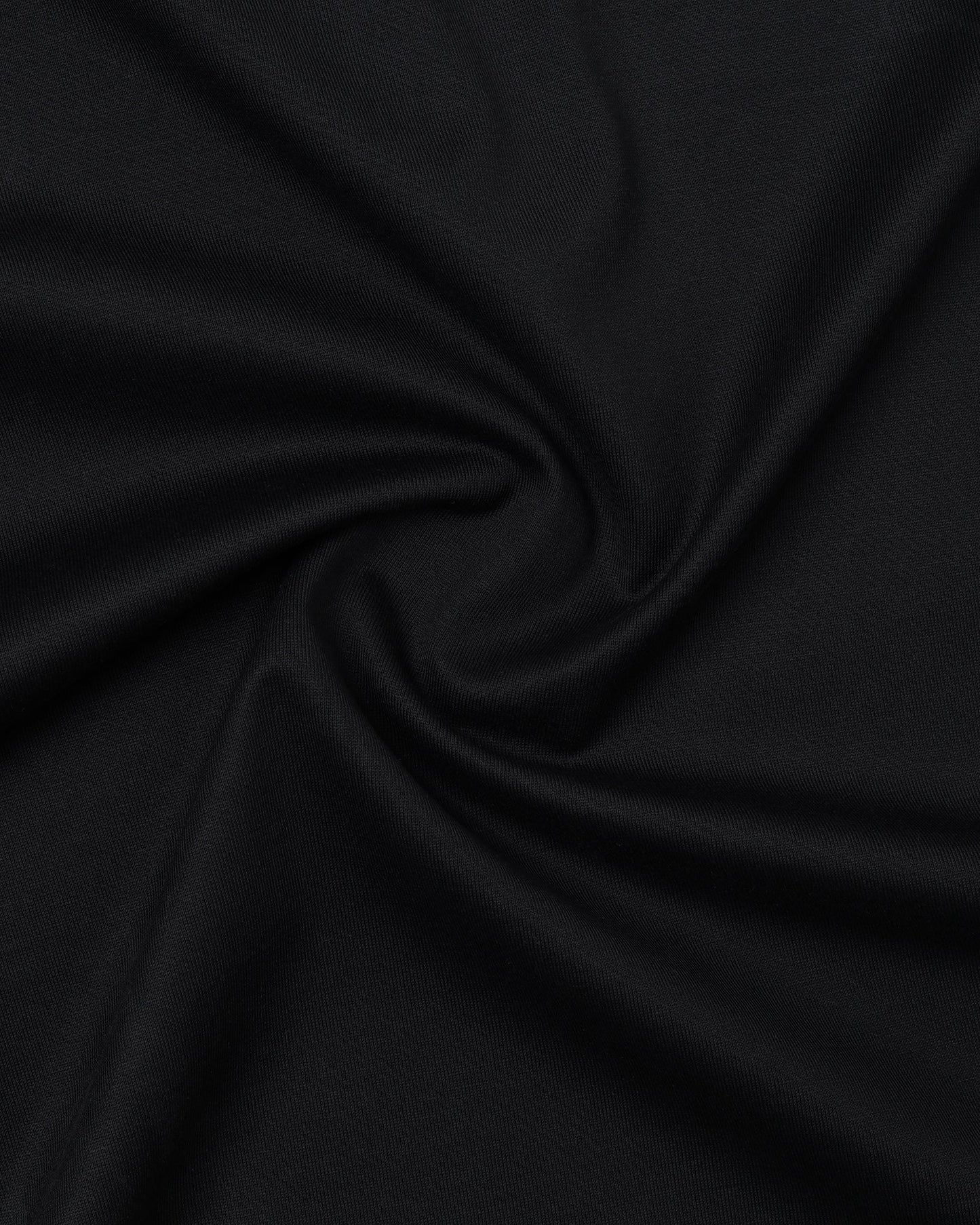 Black Solid Polo - Ram