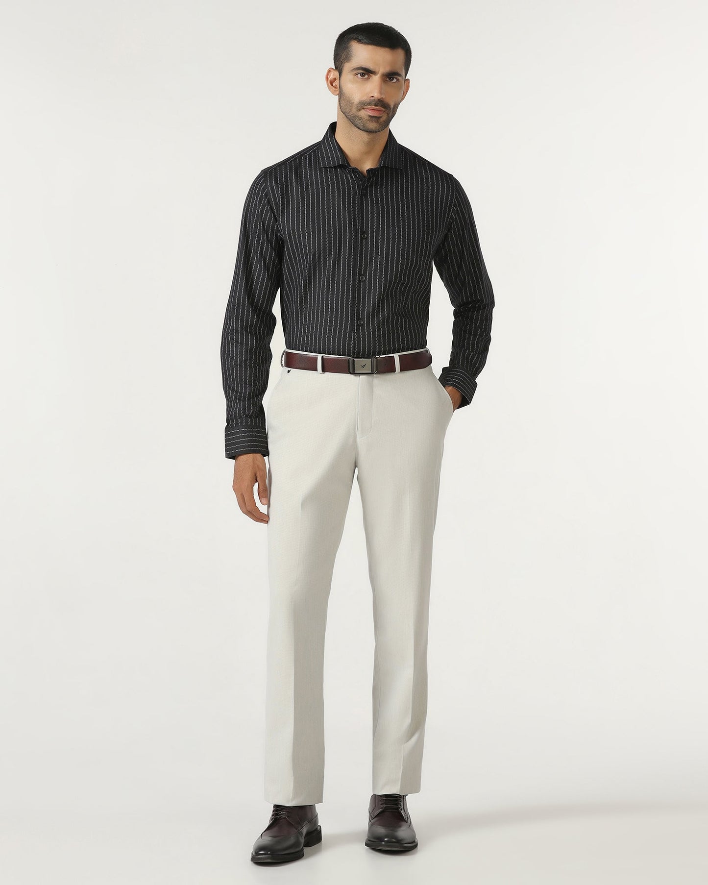 Black Stripe Shirt - Rooter