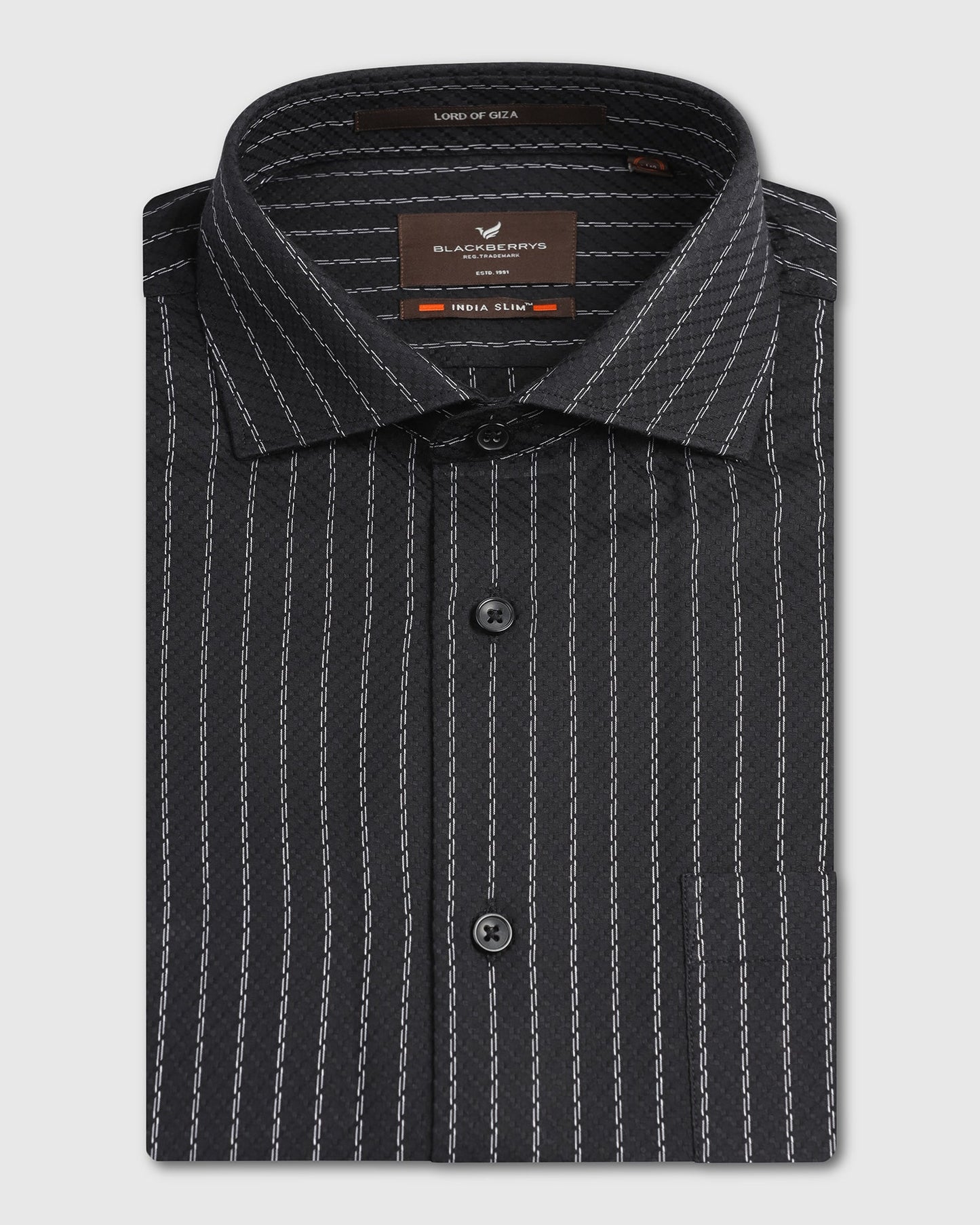 Black Stripe Shirt - Rooter