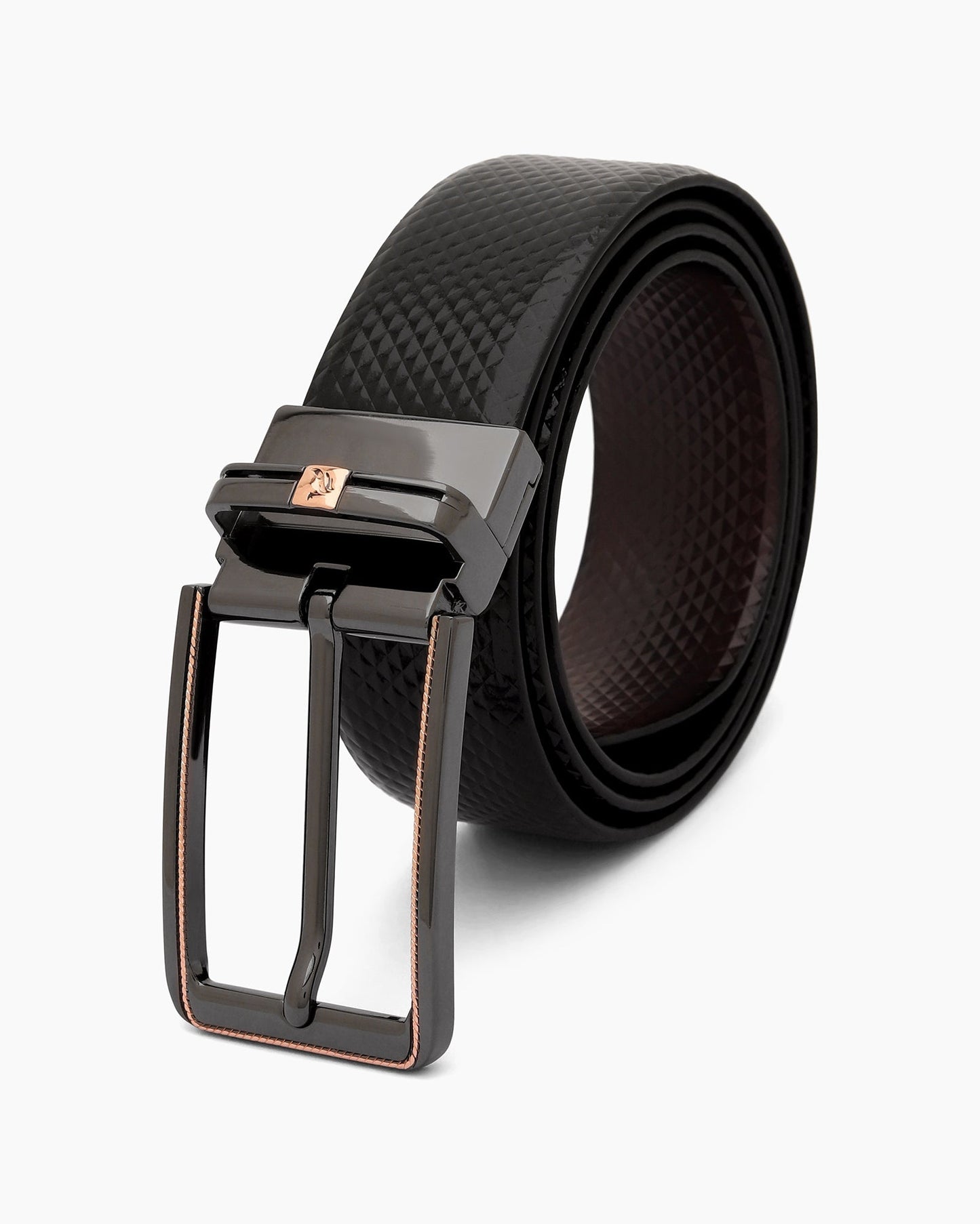 Black Tan Solid Belts - Albion