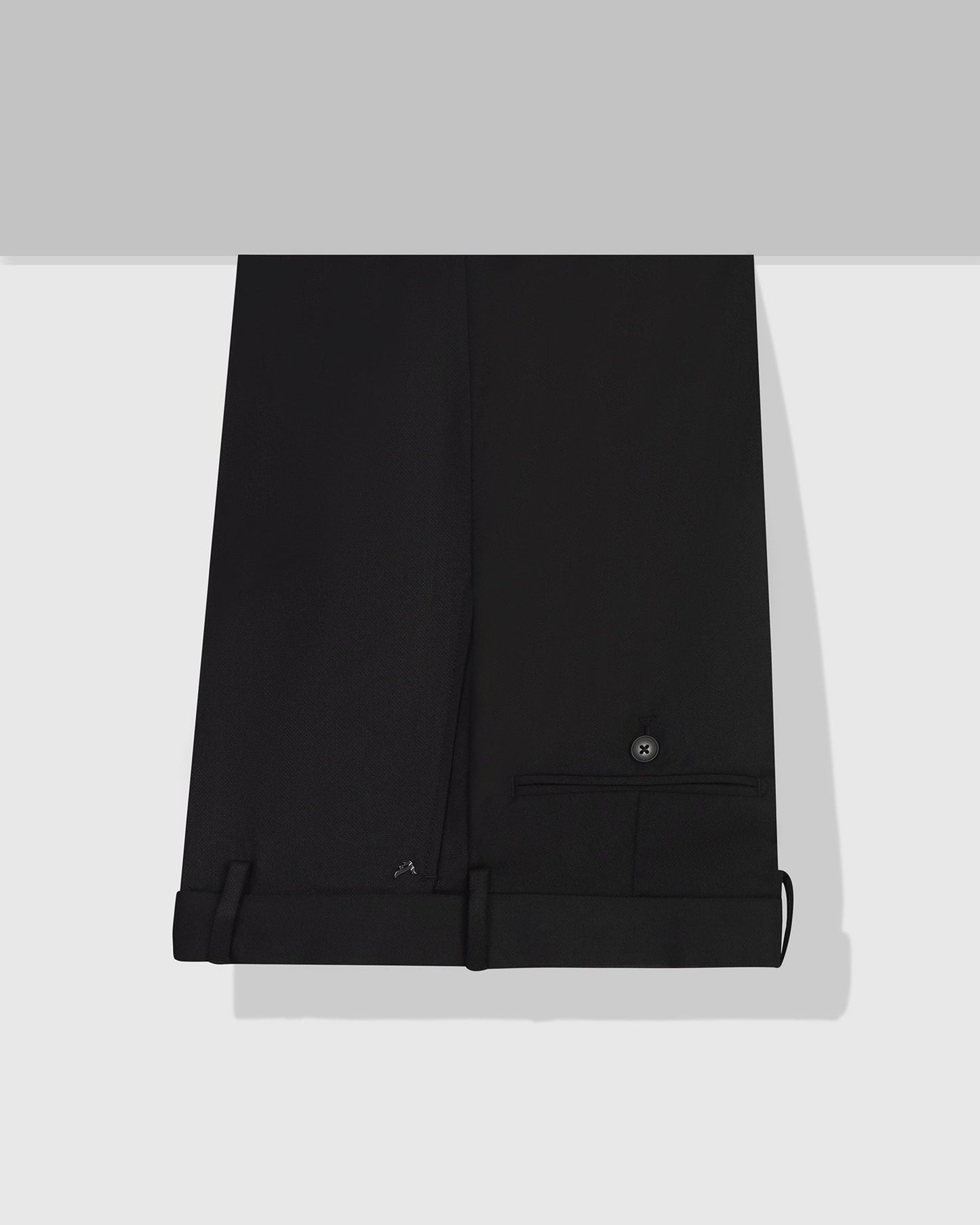 Black Technowaist Textured Trouser - Hennessy
