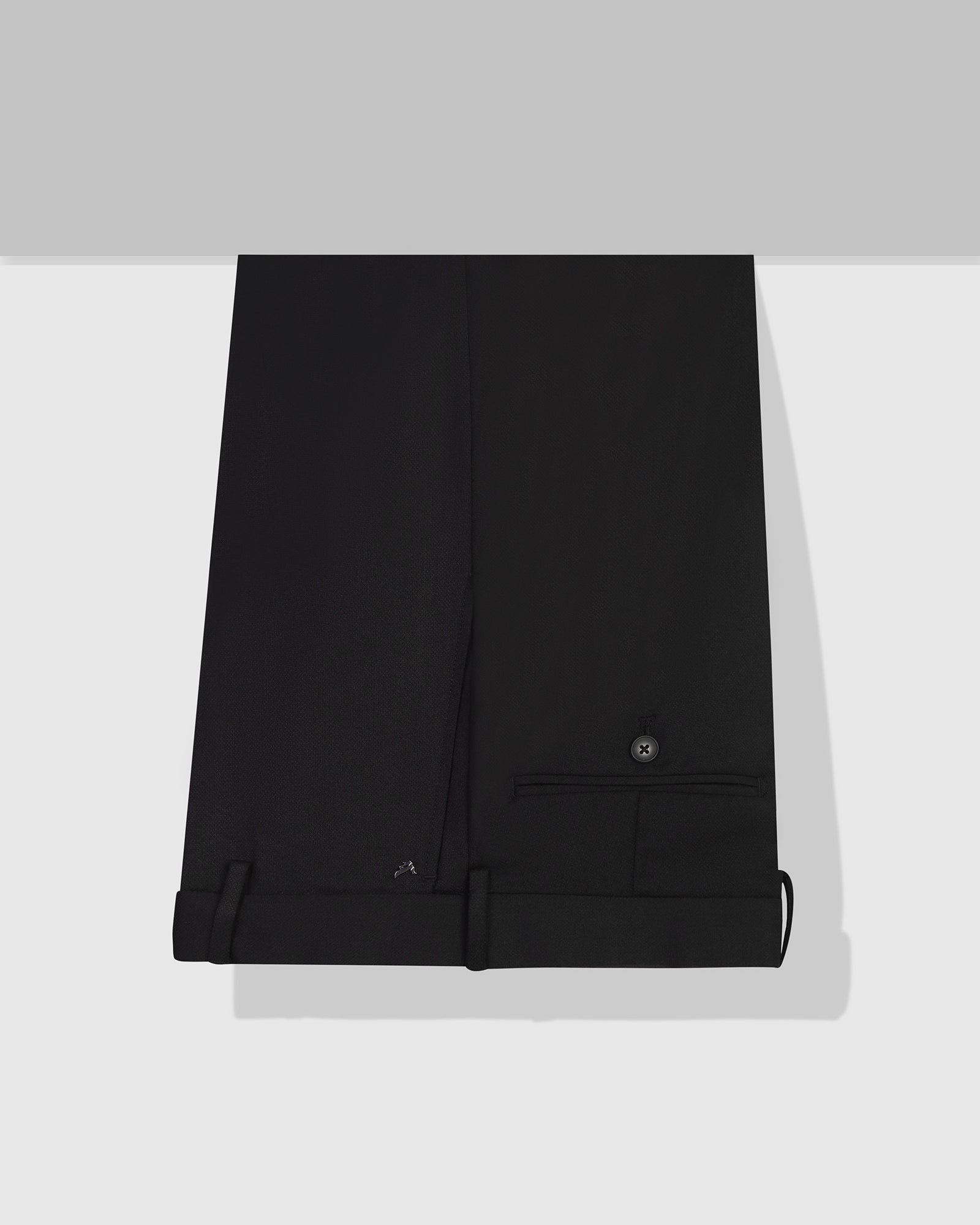 Black Technowaist Textured Trouser - Hennessy