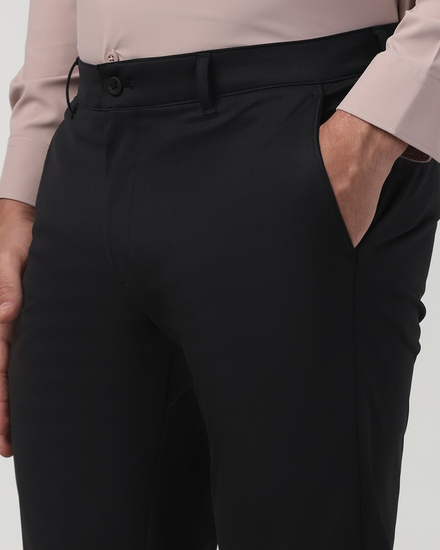Black TechPro Solid Khakis - Yukon