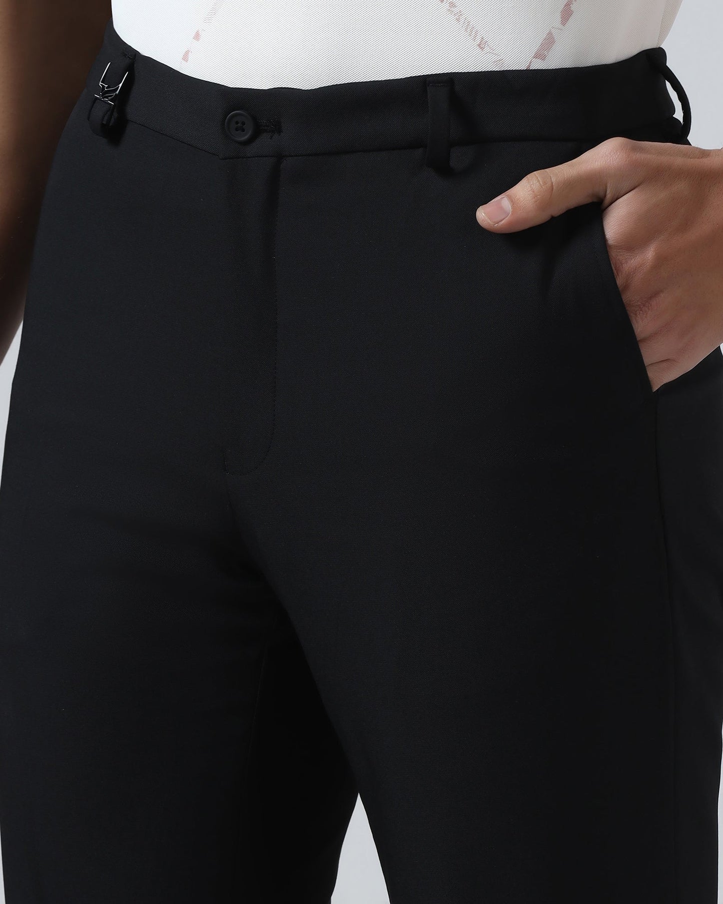 Black TechPro Stripe Trouser - Martini