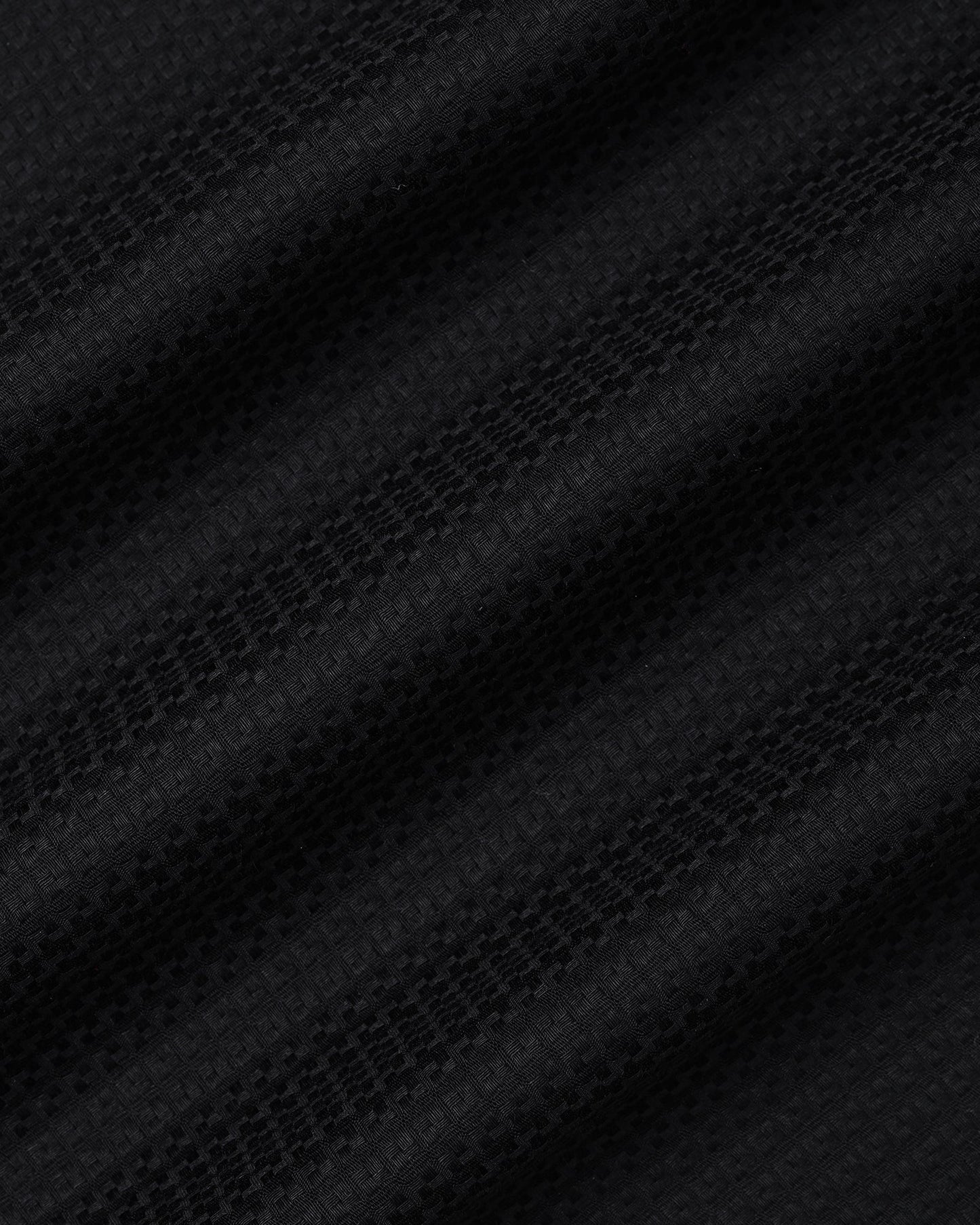 Black Textured Shirt - Skater