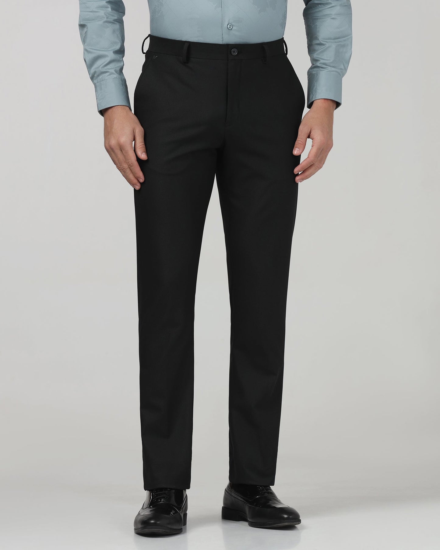 Black Textured Trouser - Brody