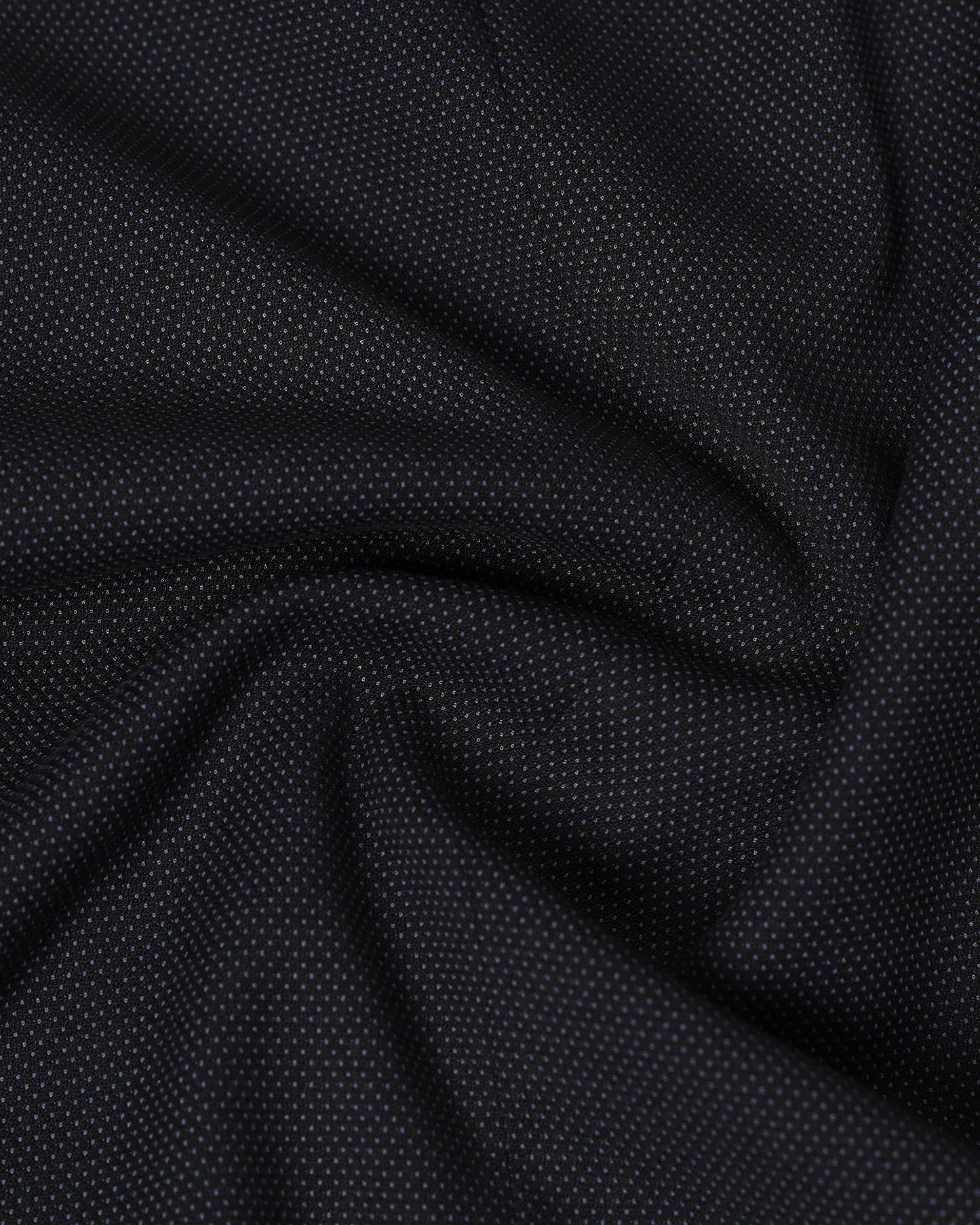 Black Two Piece Textured Suit - Hams