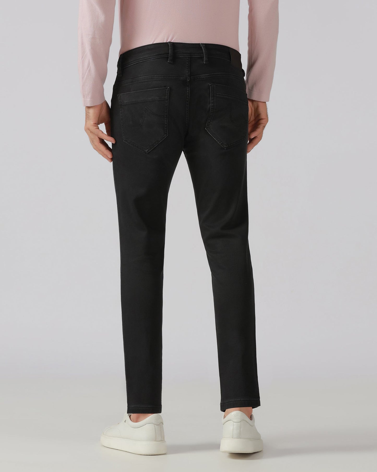 Black Ultrasoft Skinny Cropped Jeans - Alfons