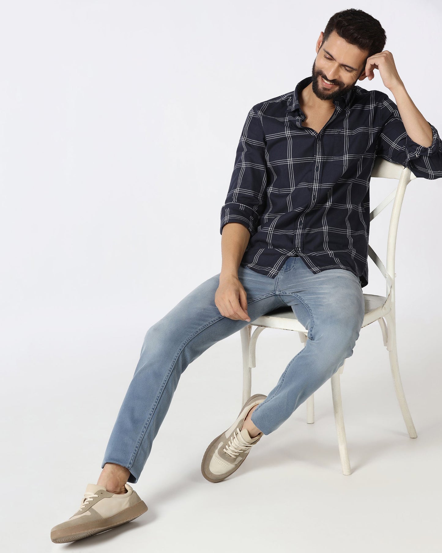 Blue Check Shirt - Artem