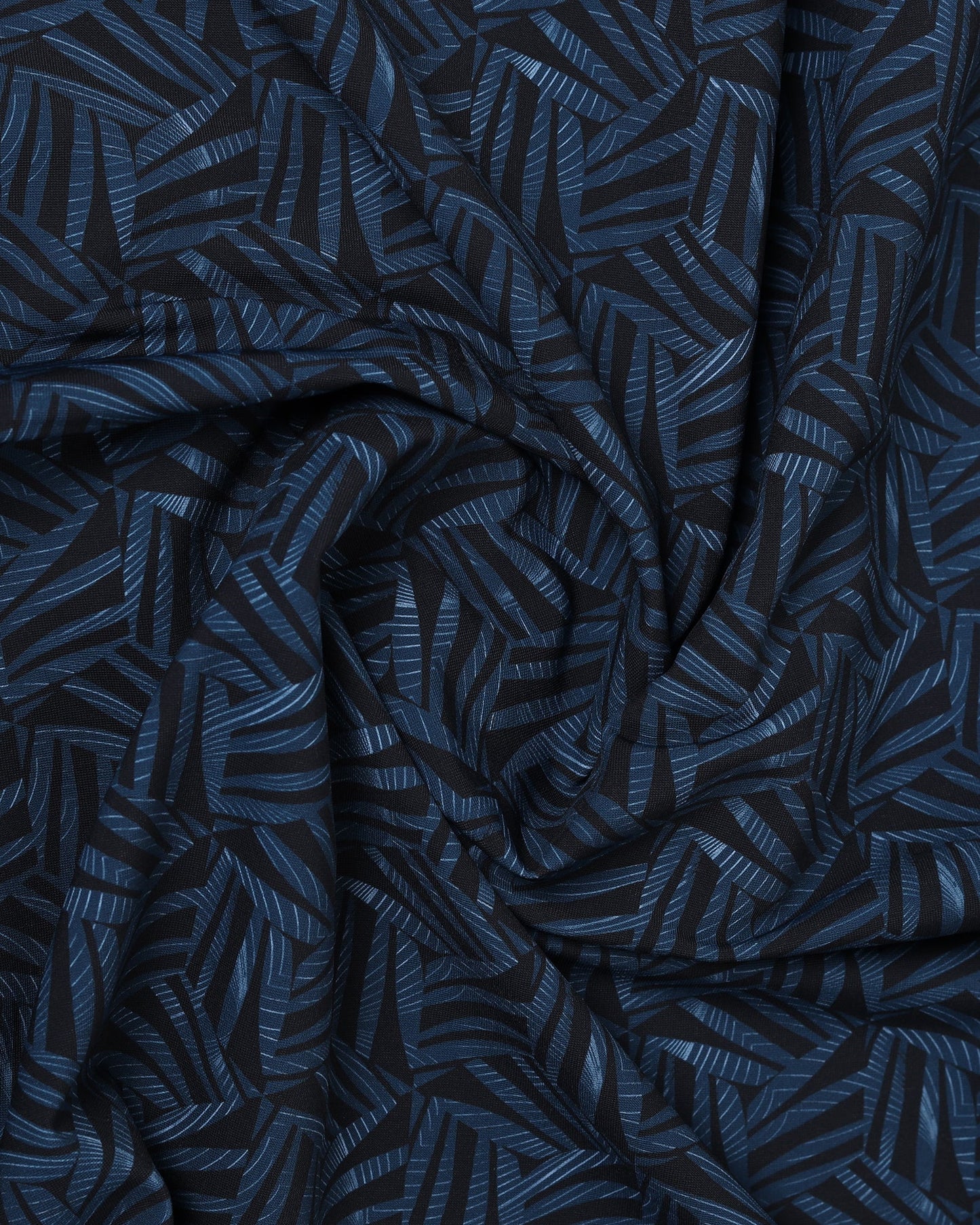 Blue Half Sleeve TechPro Printed Shirt - Reneos