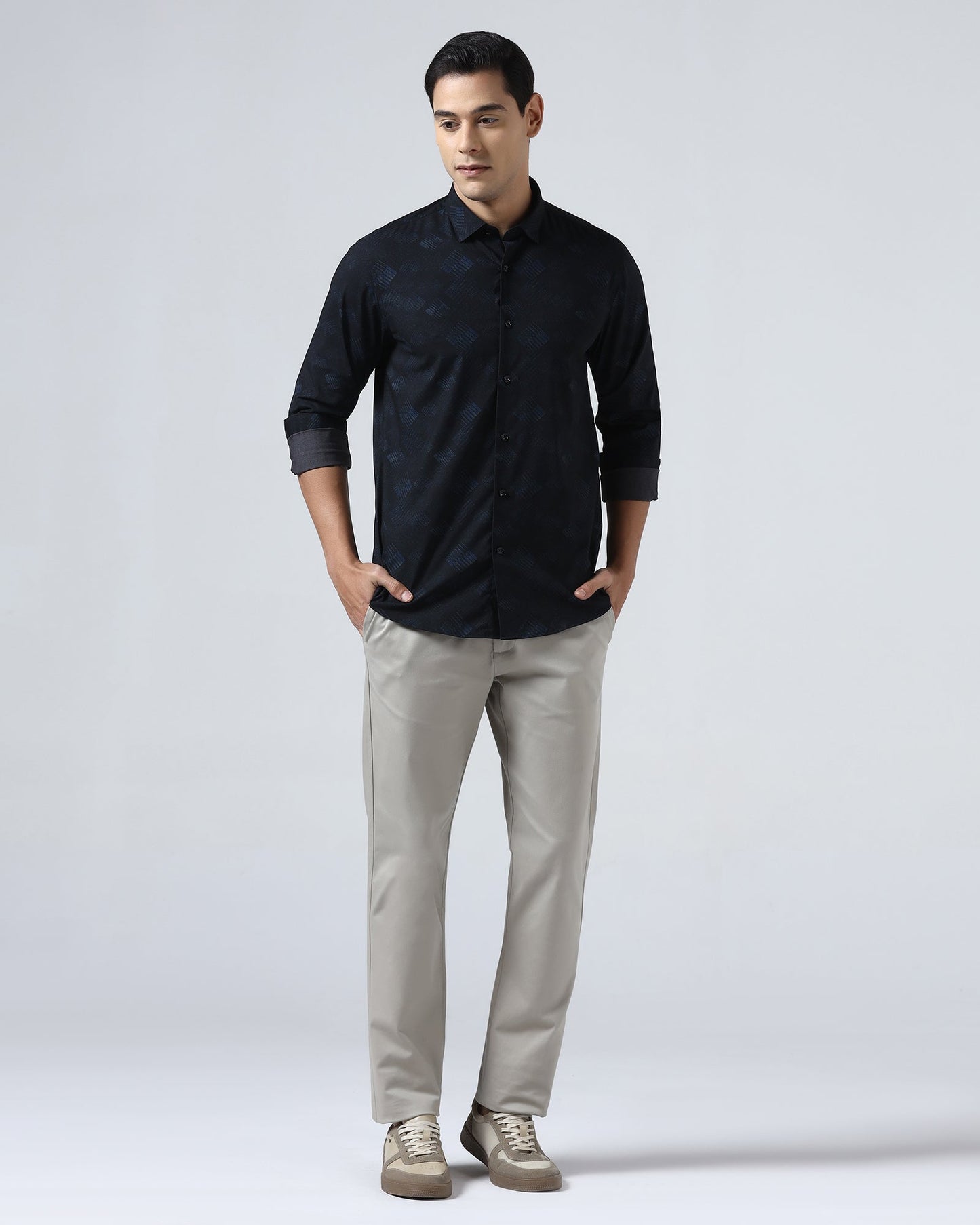 Blue Printed Shirt - Beno