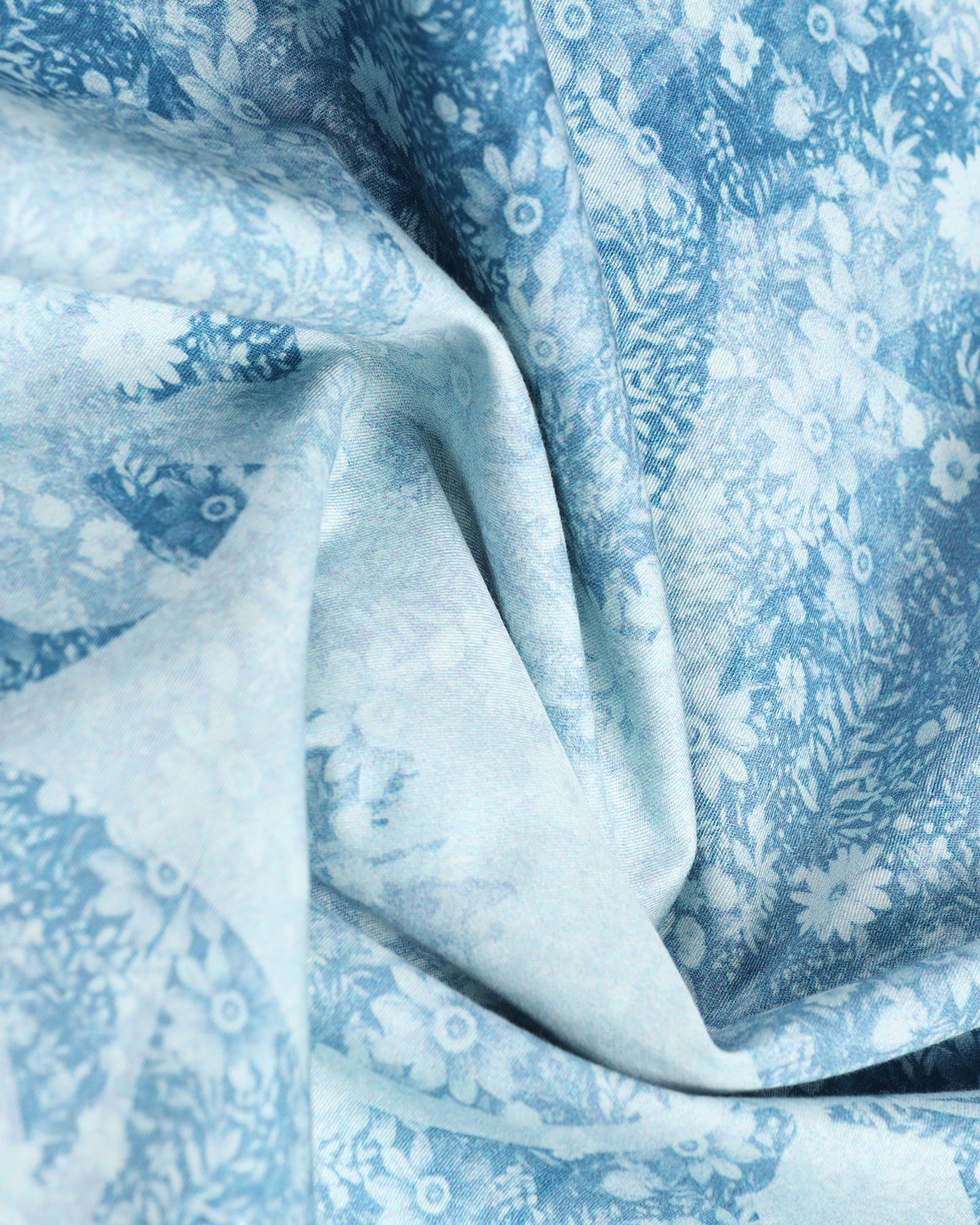 Blue Printed Shirt - Mose