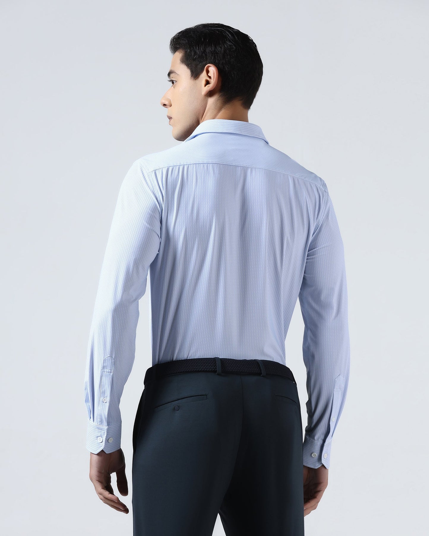 Blue TechPro Check Shirt - Velocity