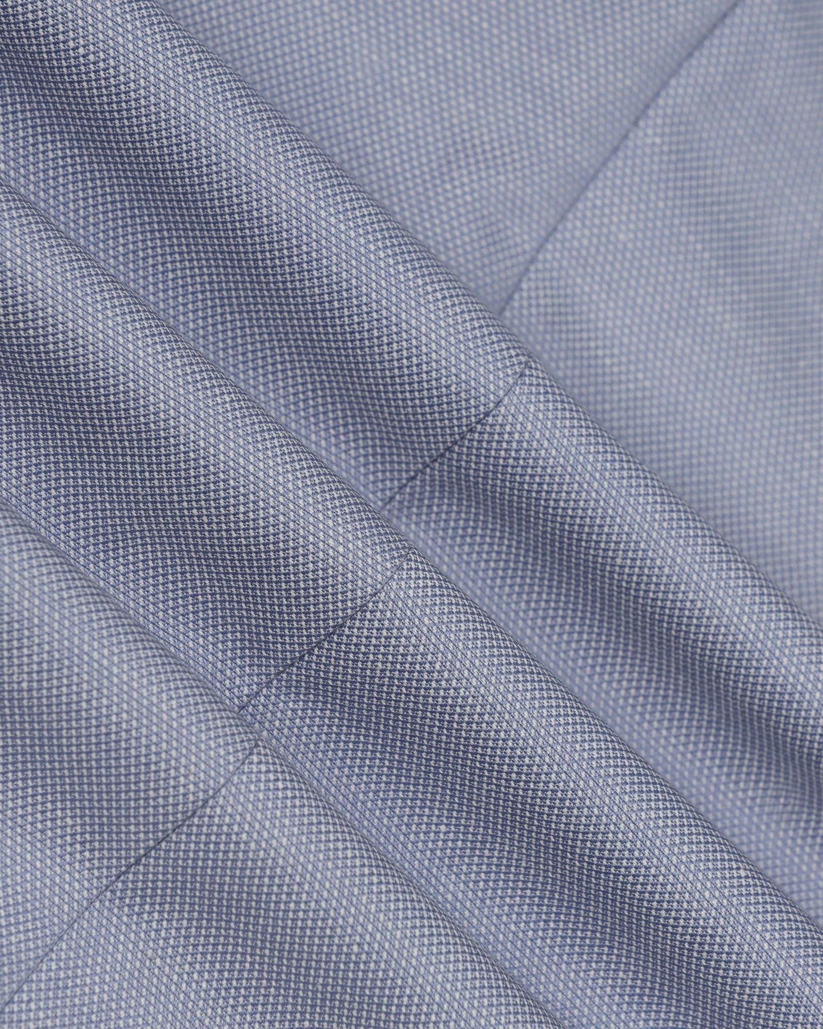 Blue Textured Trouser - Dort