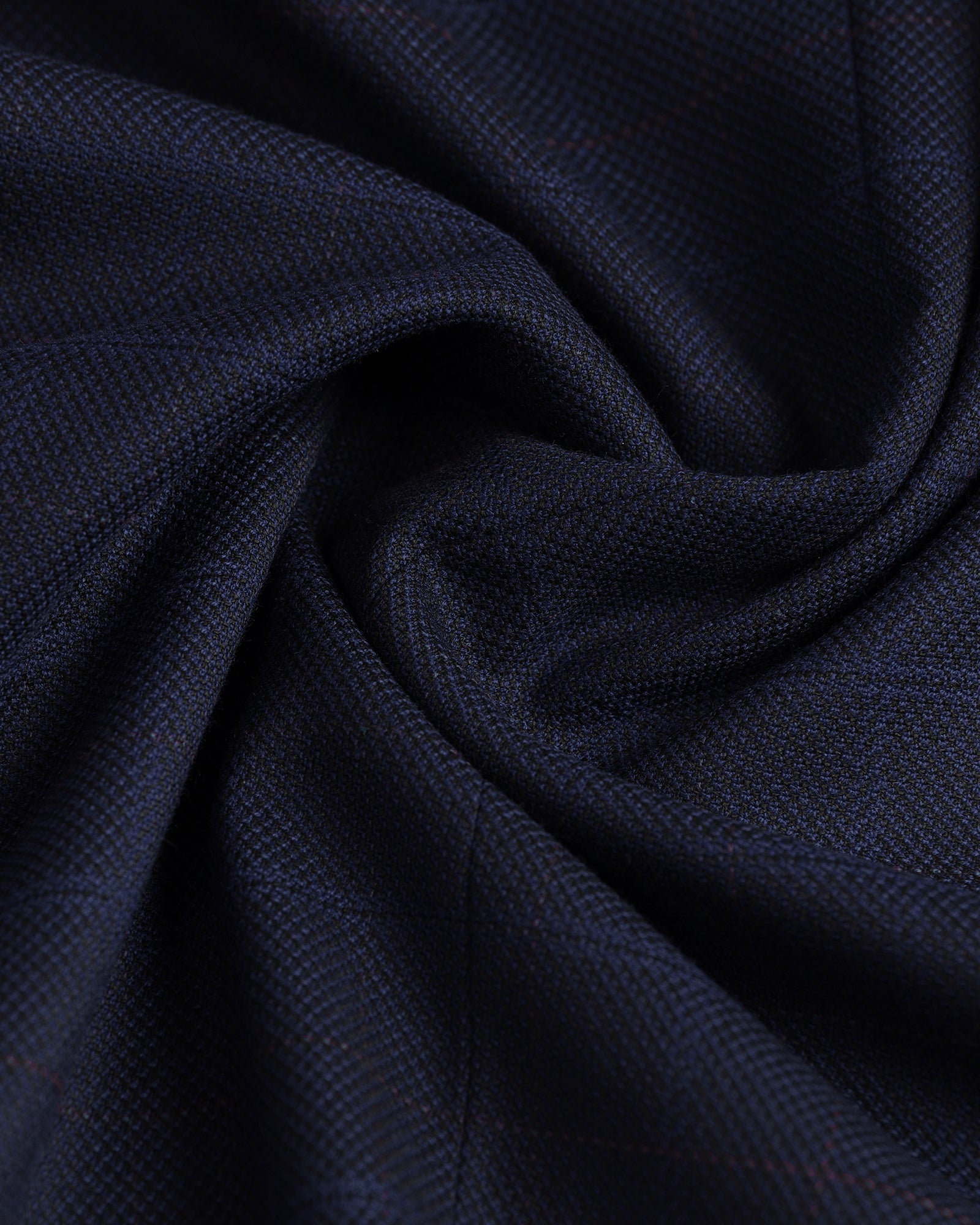 Blue Three Piece Check Suit - Qester