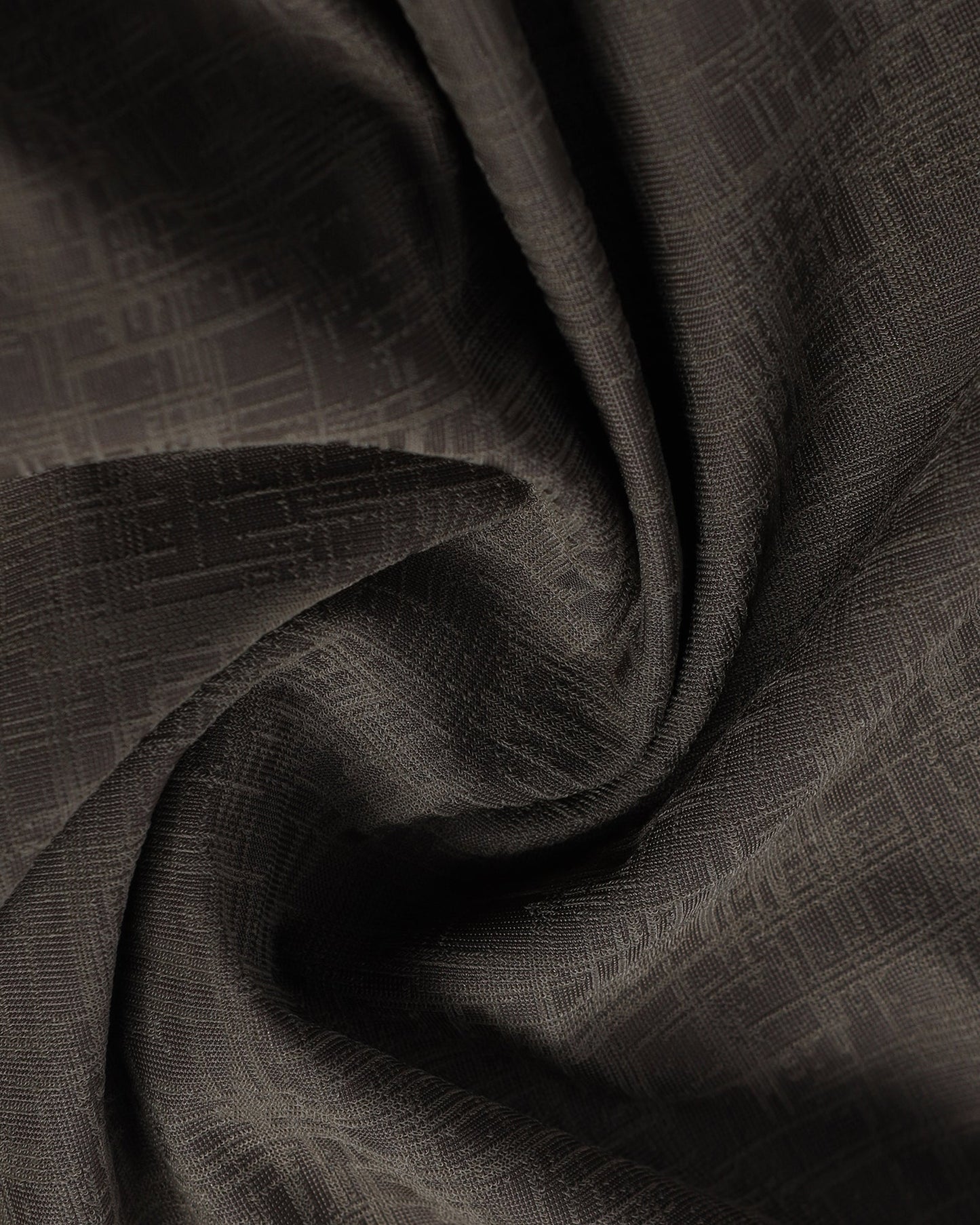 Brown Half Sleeve TechPro Jacquard Shirt - Cruise