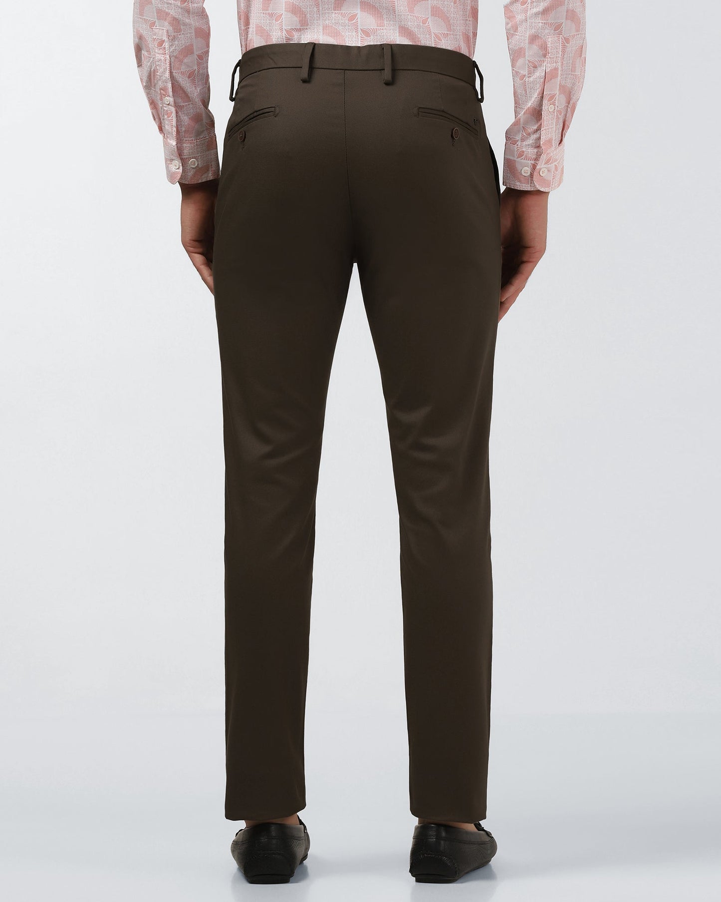 Brown Textured Khakis - Ibis