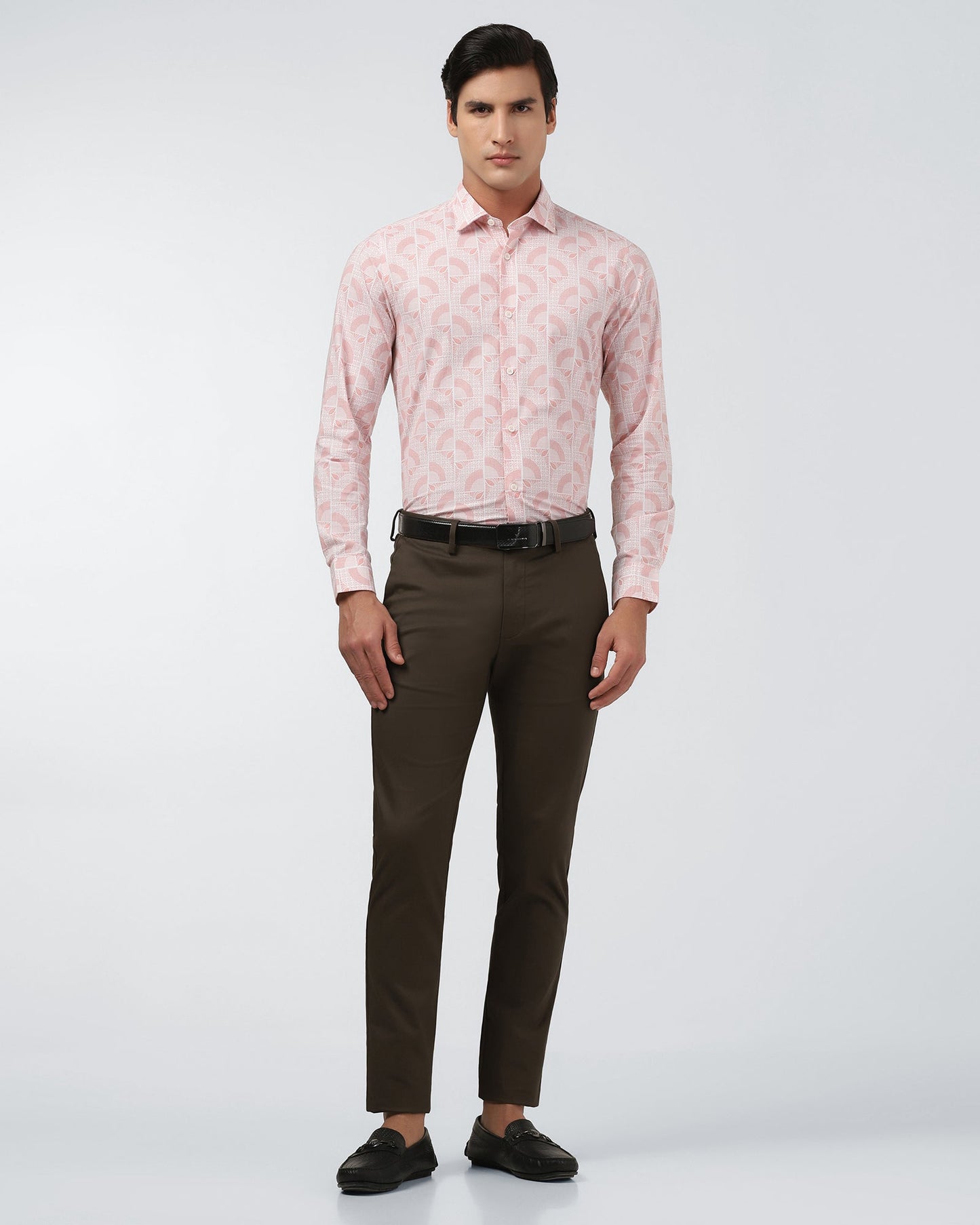 Brown Textured Khakis - Ibis