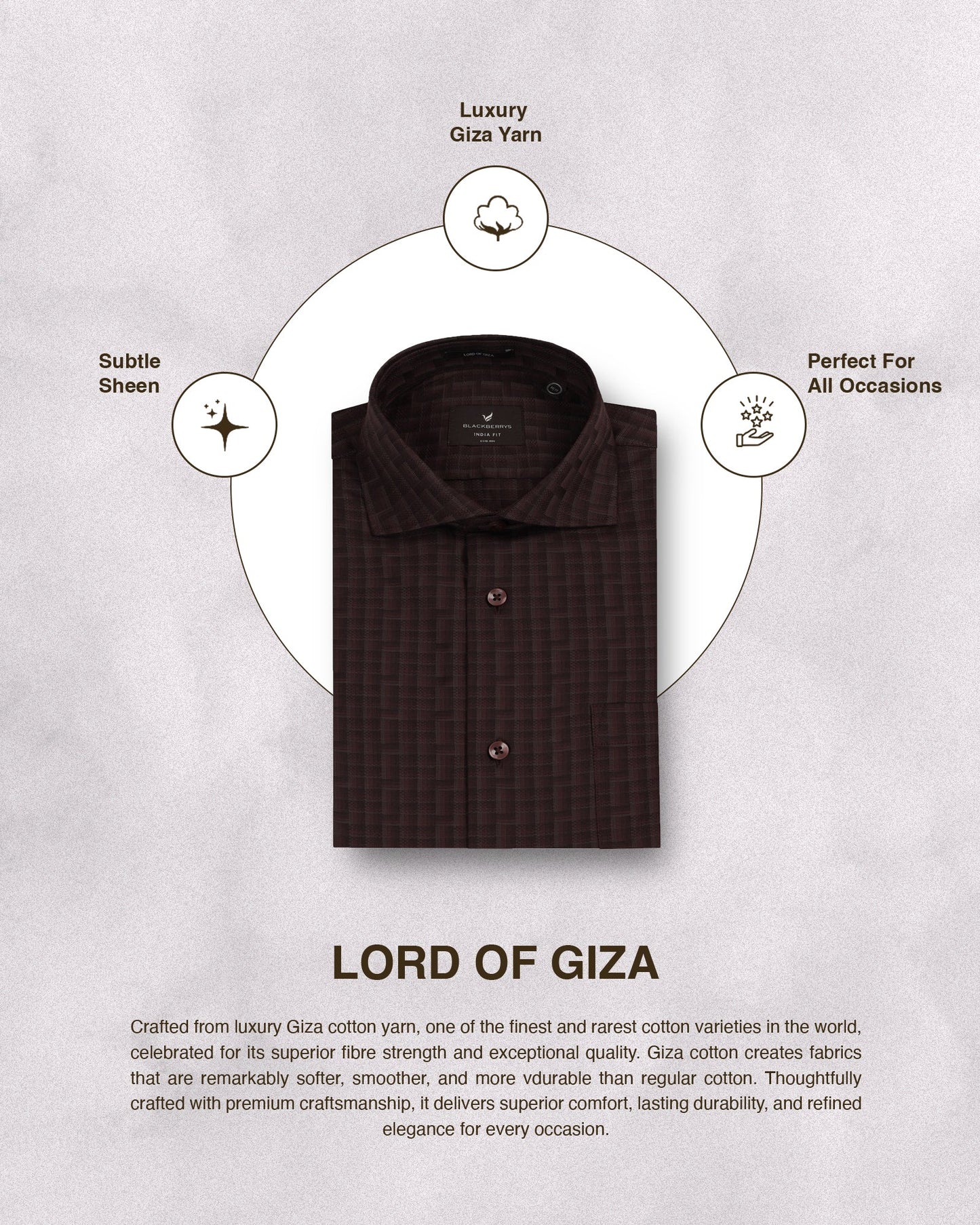 Brown Check Shirt - Echod