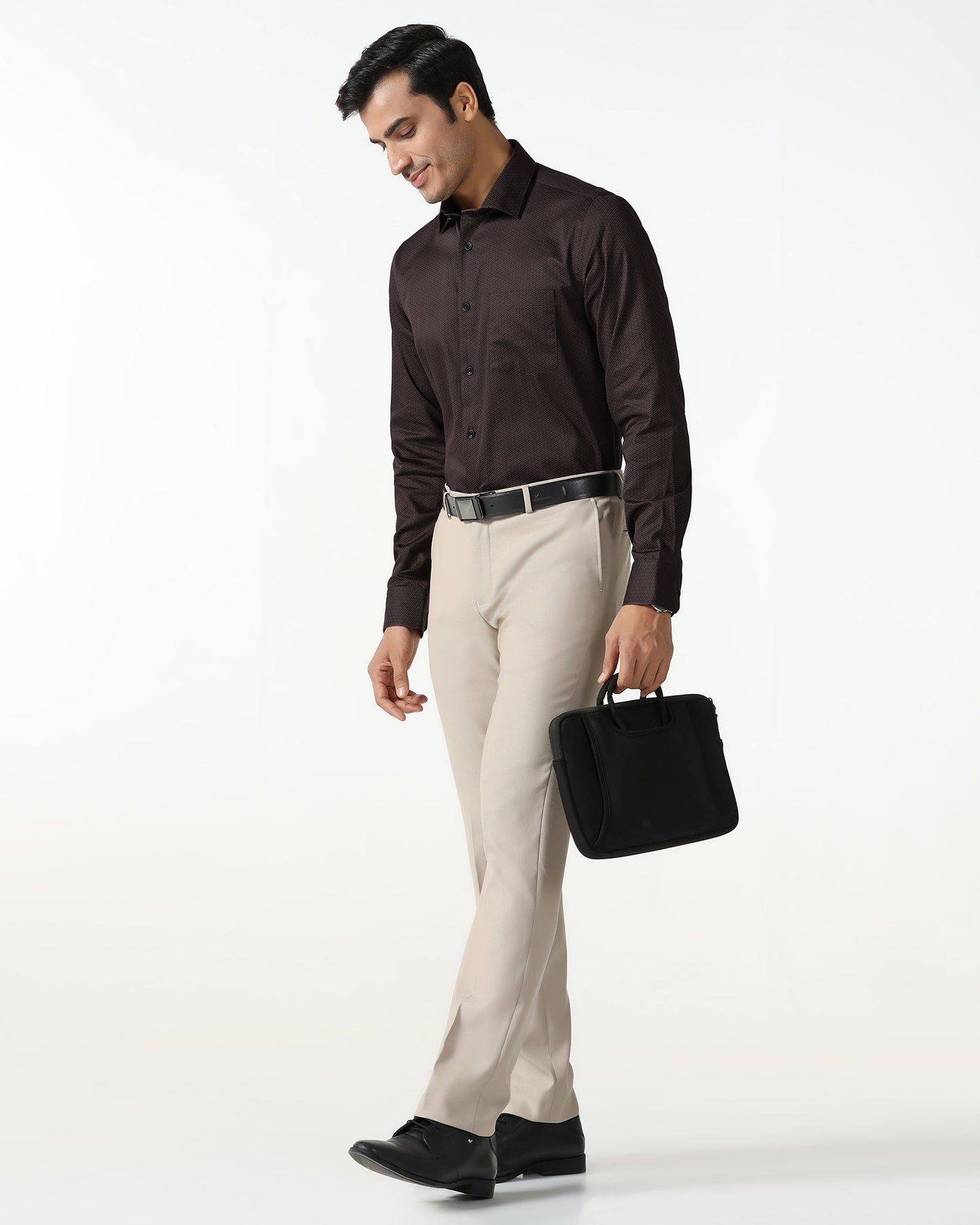 Brown Printed Shirt - Radio