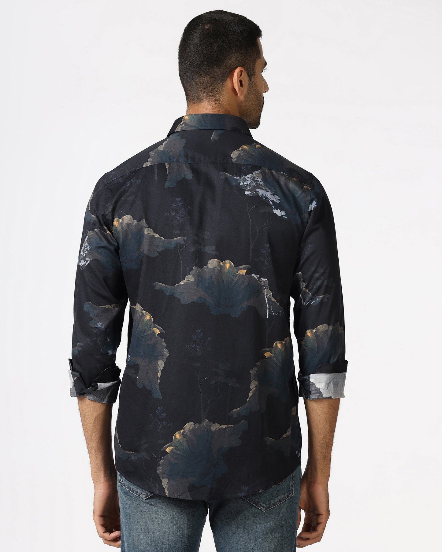 Brown Printed Shirt - Rodion