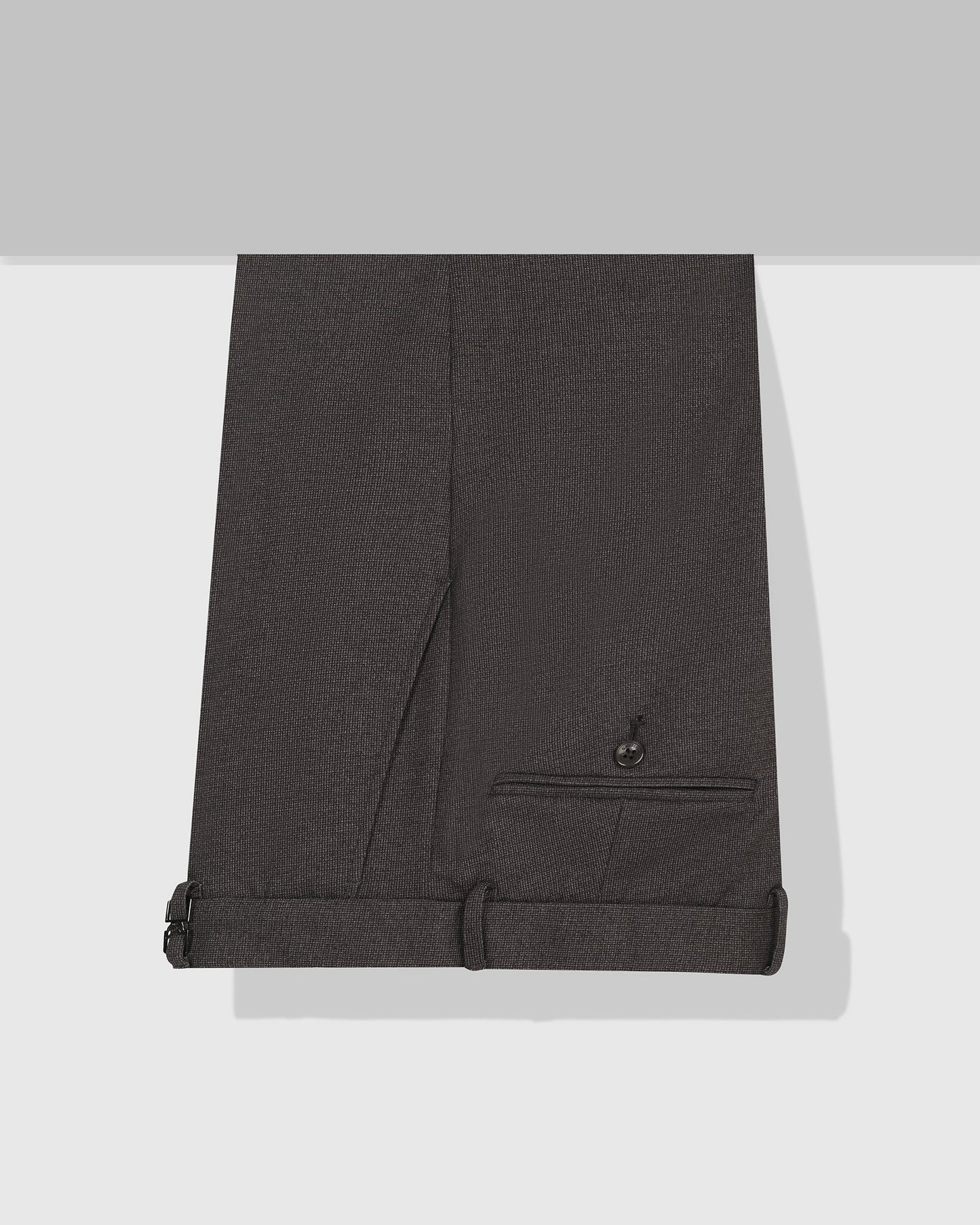 Brown Textured Trouser - Bira