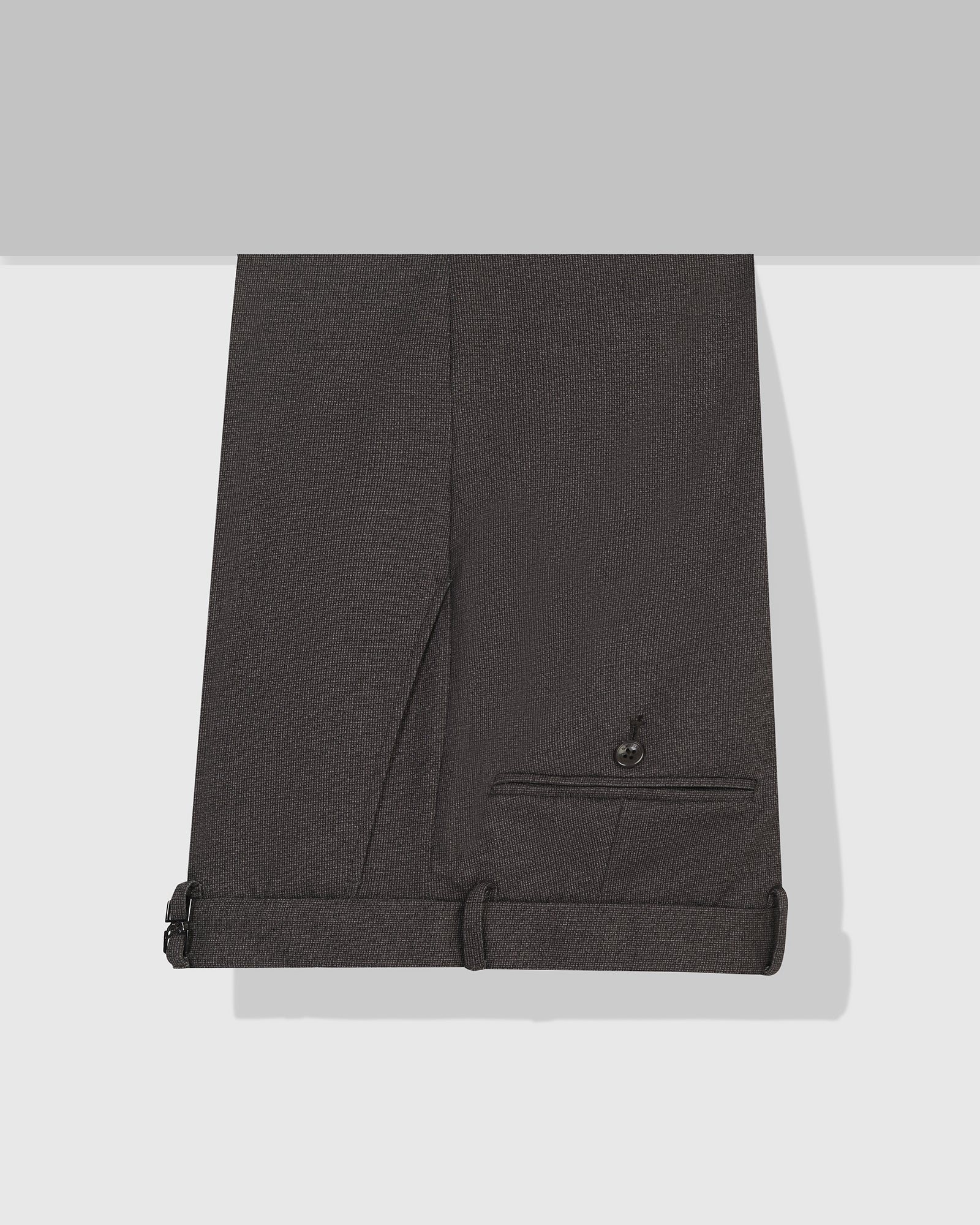 Brown Textured Trouser - Bira