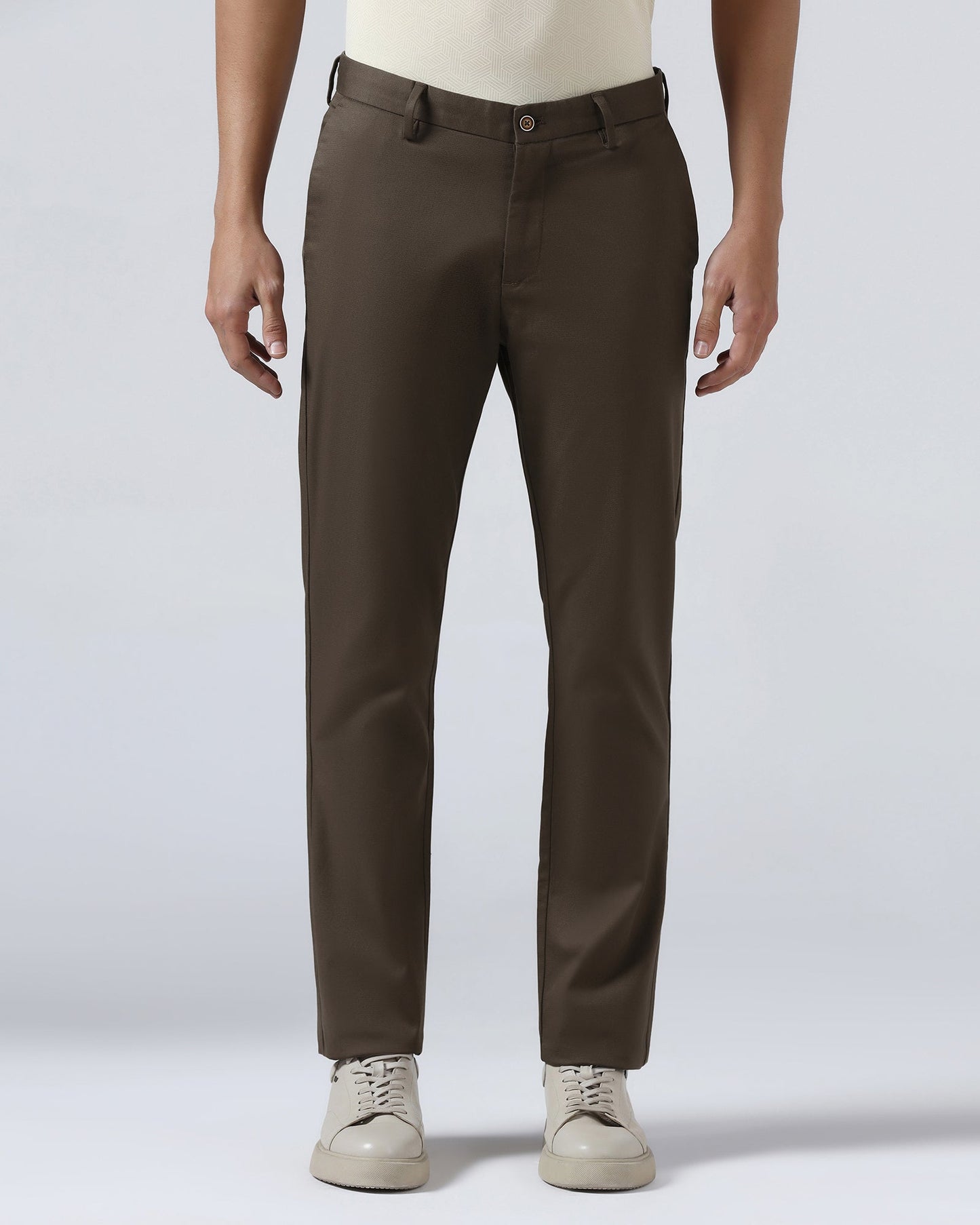 Brown Textured Khakis - Ibis