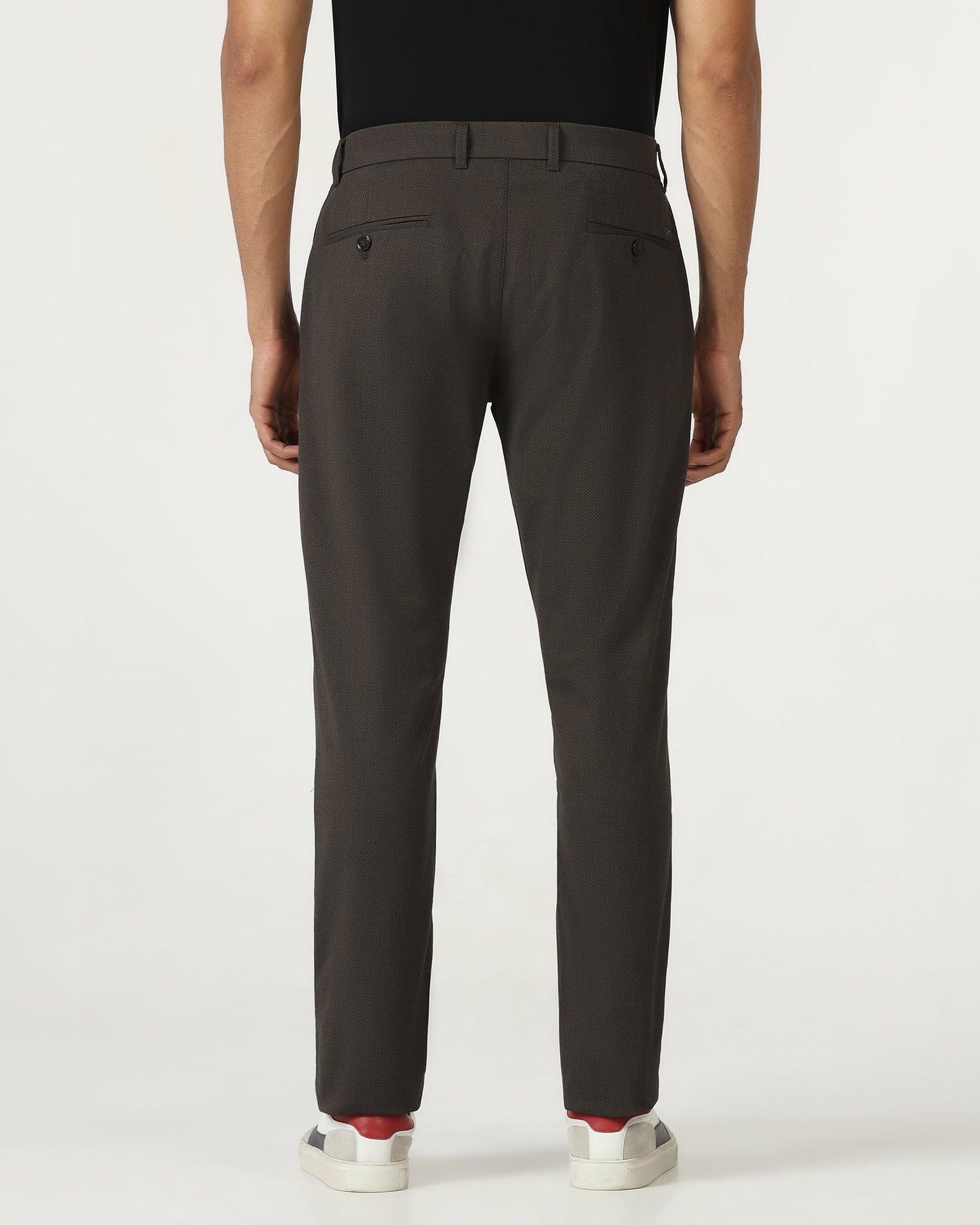Brown Textured Khakis - Harry