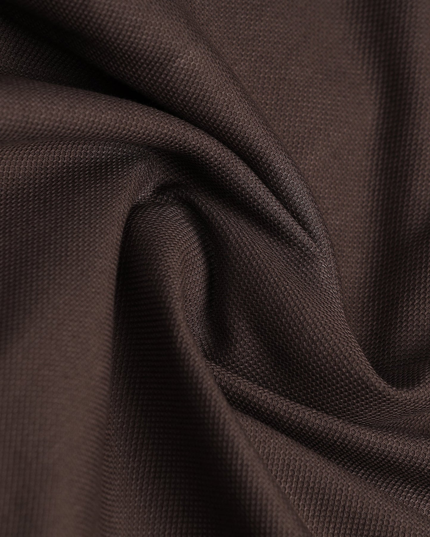Brown Textured Shirt - Caty