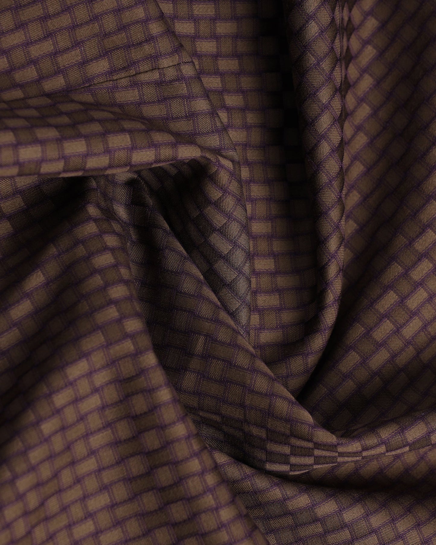 Brown Textured Shirt - Roster