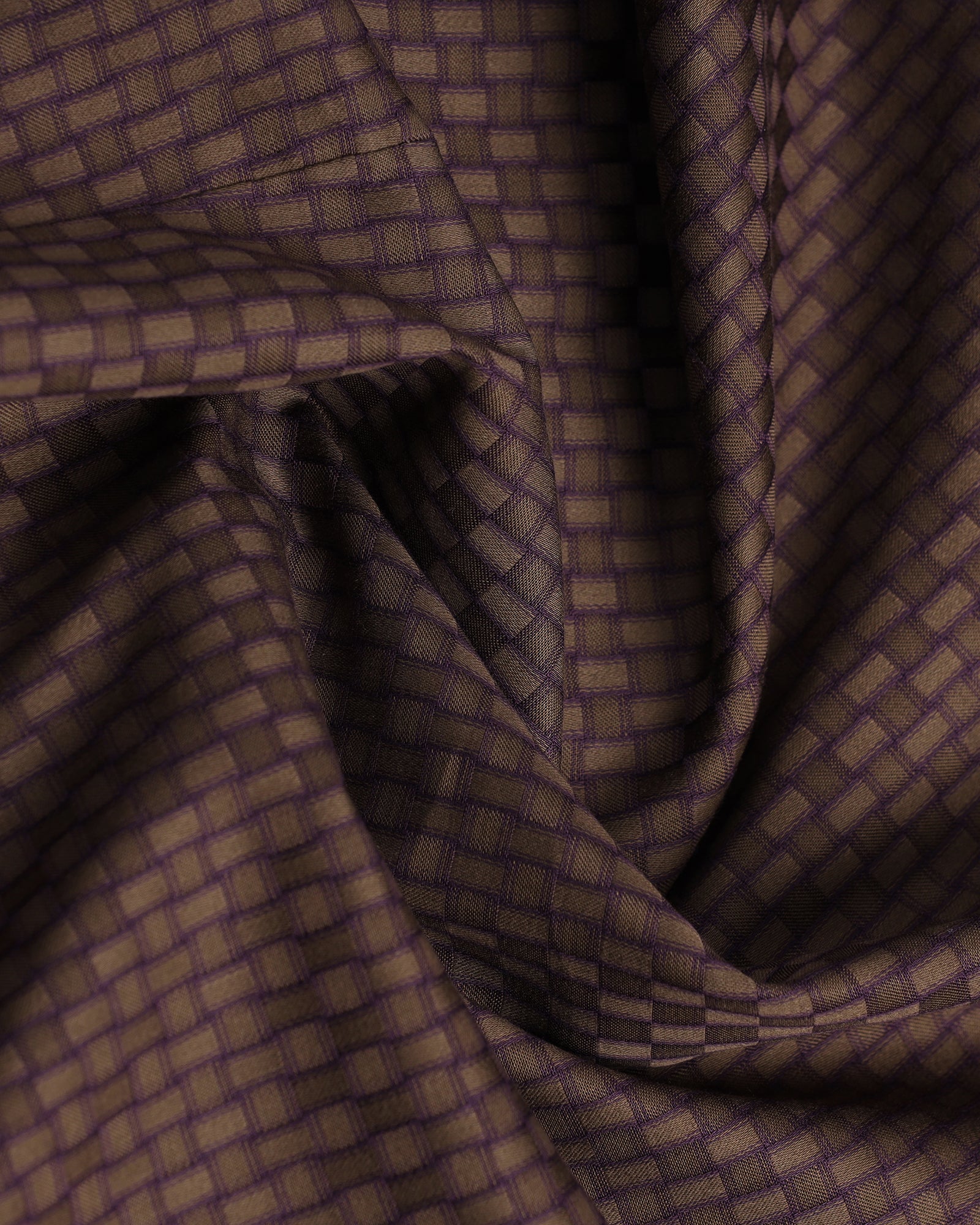 Brown Textured Shirt - Roster