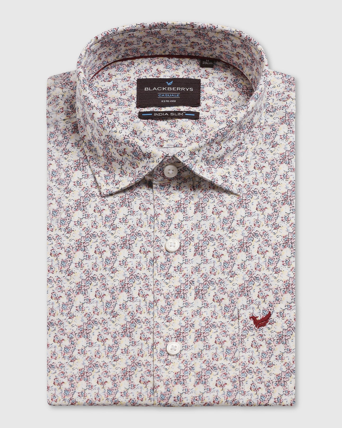 Casual Beige Printed Shirt - Ryder