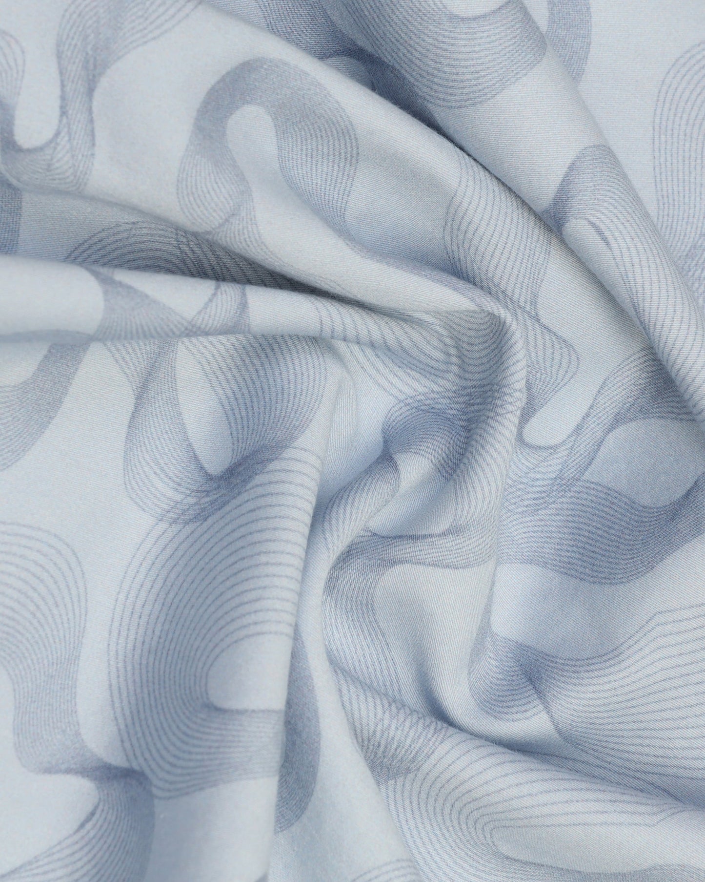 Casual Blue Printed Shirt - Heath