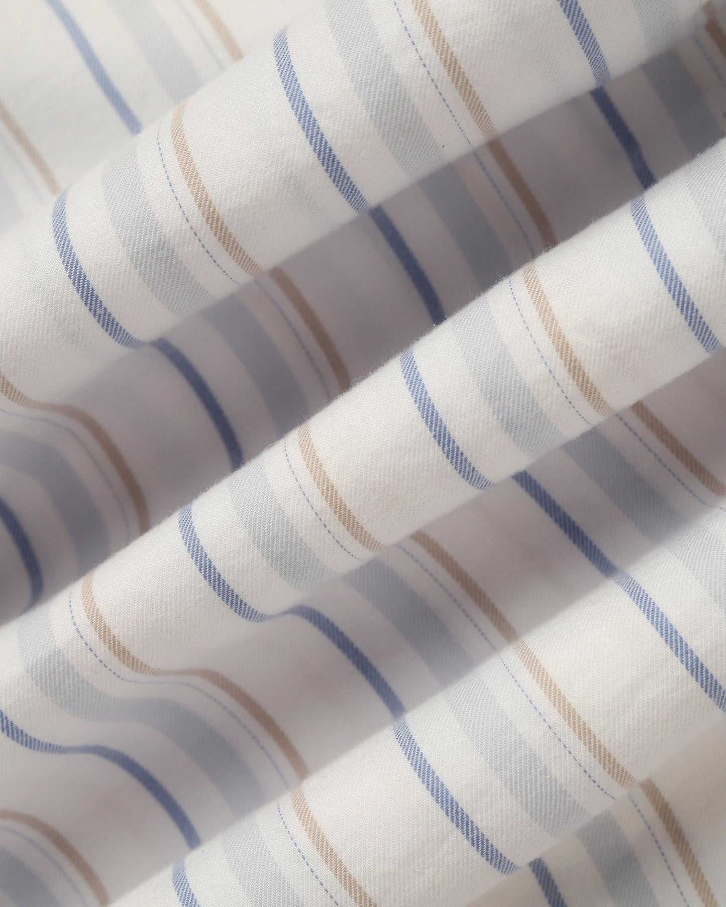 Casual Half Sleeve Blue Stripe Shirt - Masami