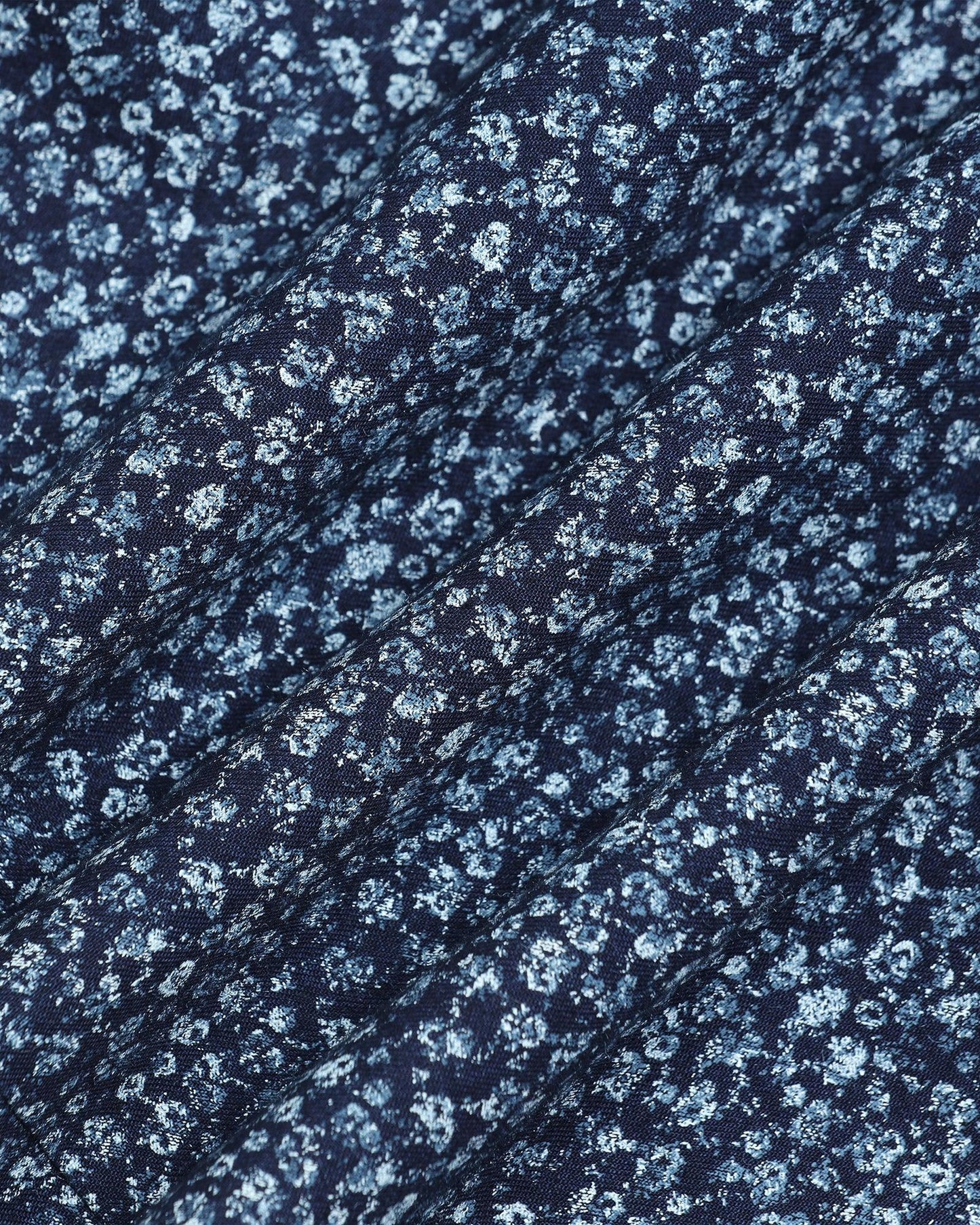 Casual Indigo Blue Printed Shirt - Ethna