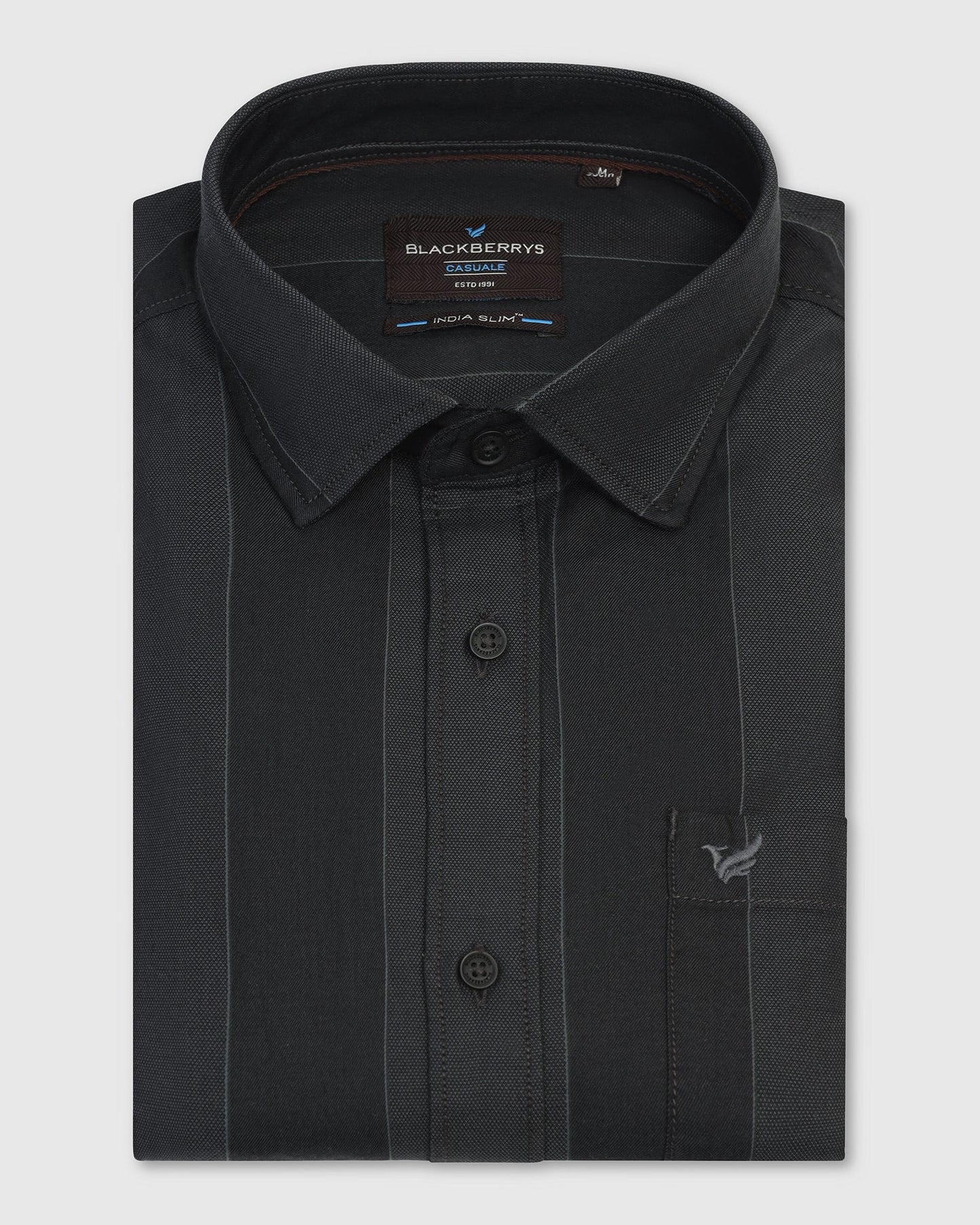 Casual Navy Stripe Shirt - Bunji