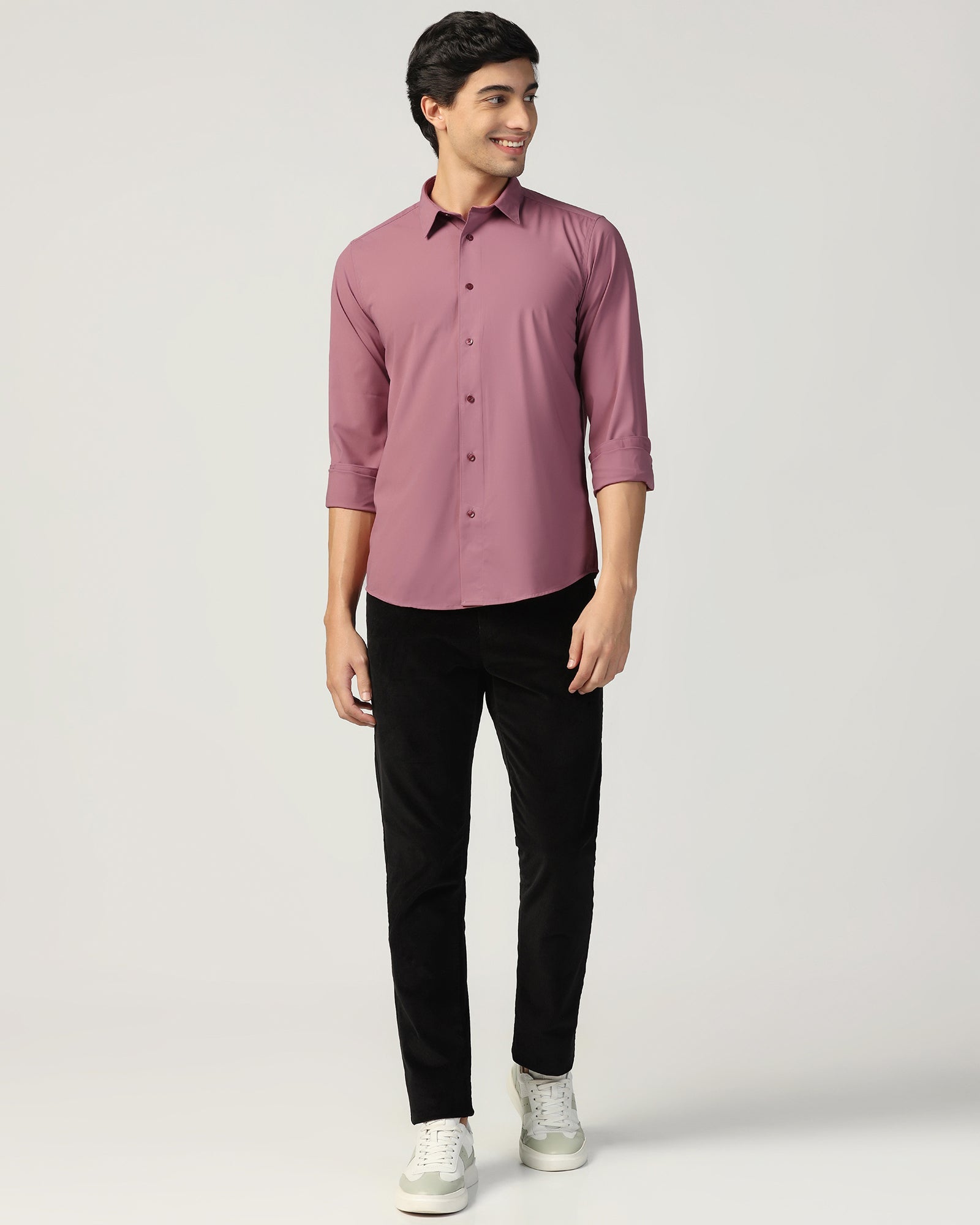 Casual Pink Check Shirt - Xavier