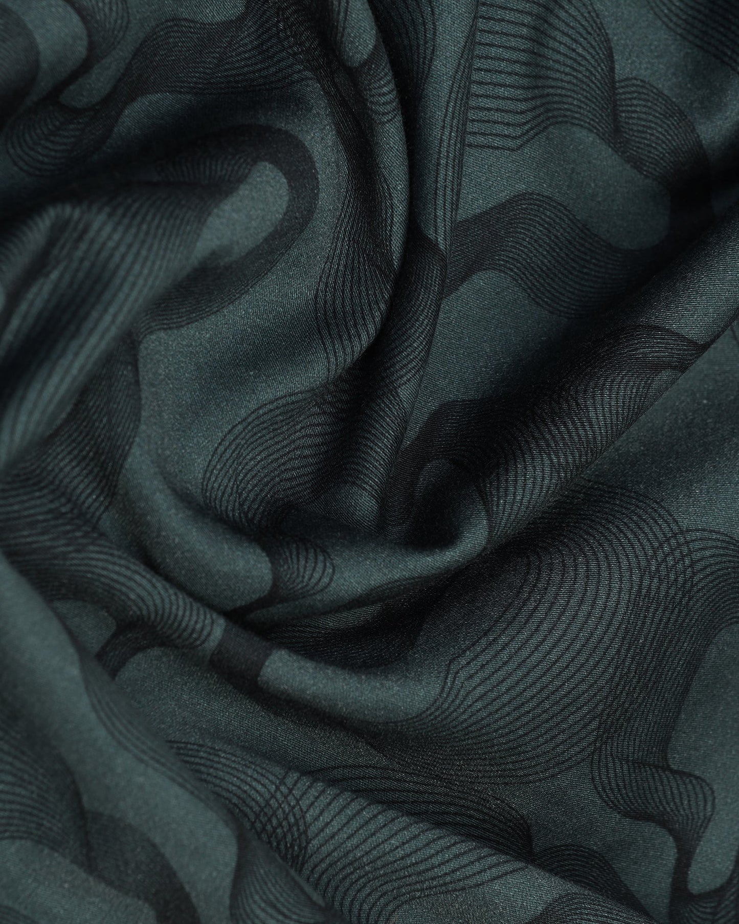 Casual Teal Printed Shirt - Heath