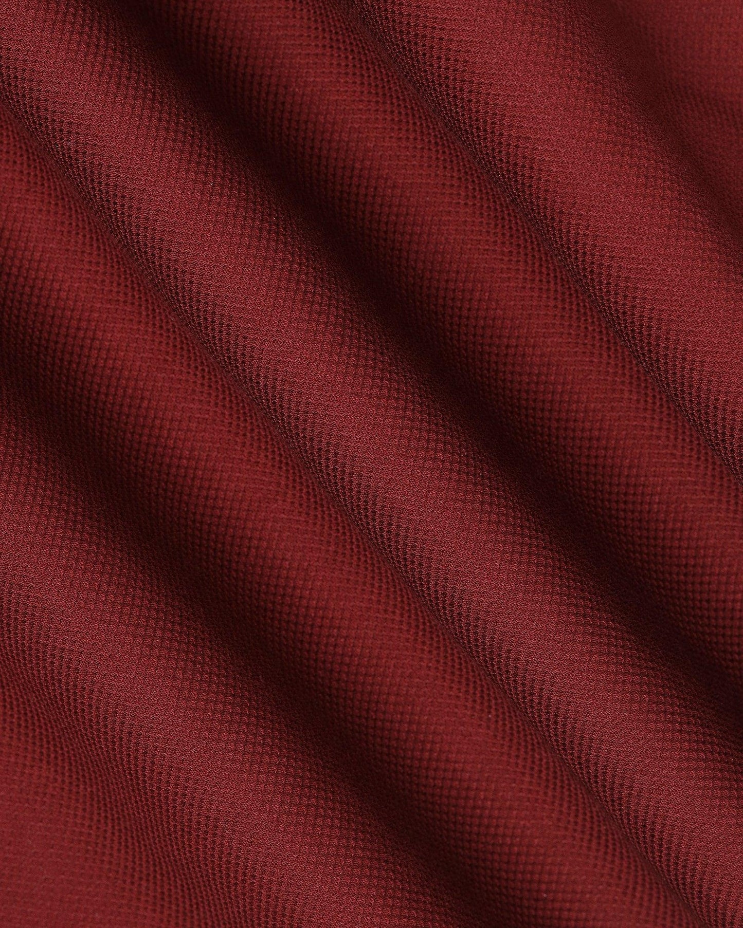Casual Wine Textured Shirt - Caty